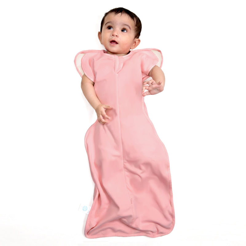 TRANSITIONAL POD SWADDLE FOR BABIES (2.5 TOG) - DESSERT ROSE | TULO BABY