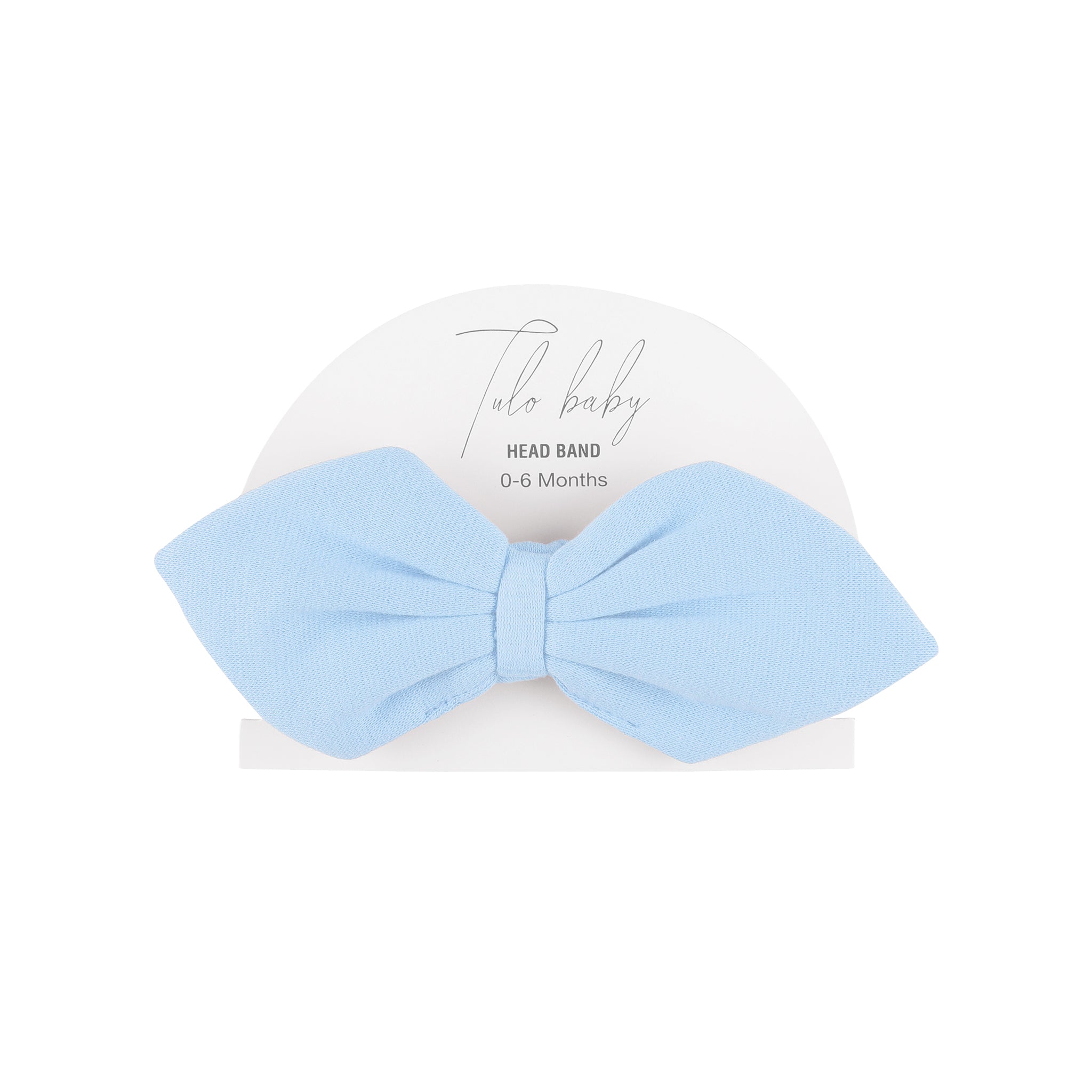 DUSK BLUE BOW HEADBAND