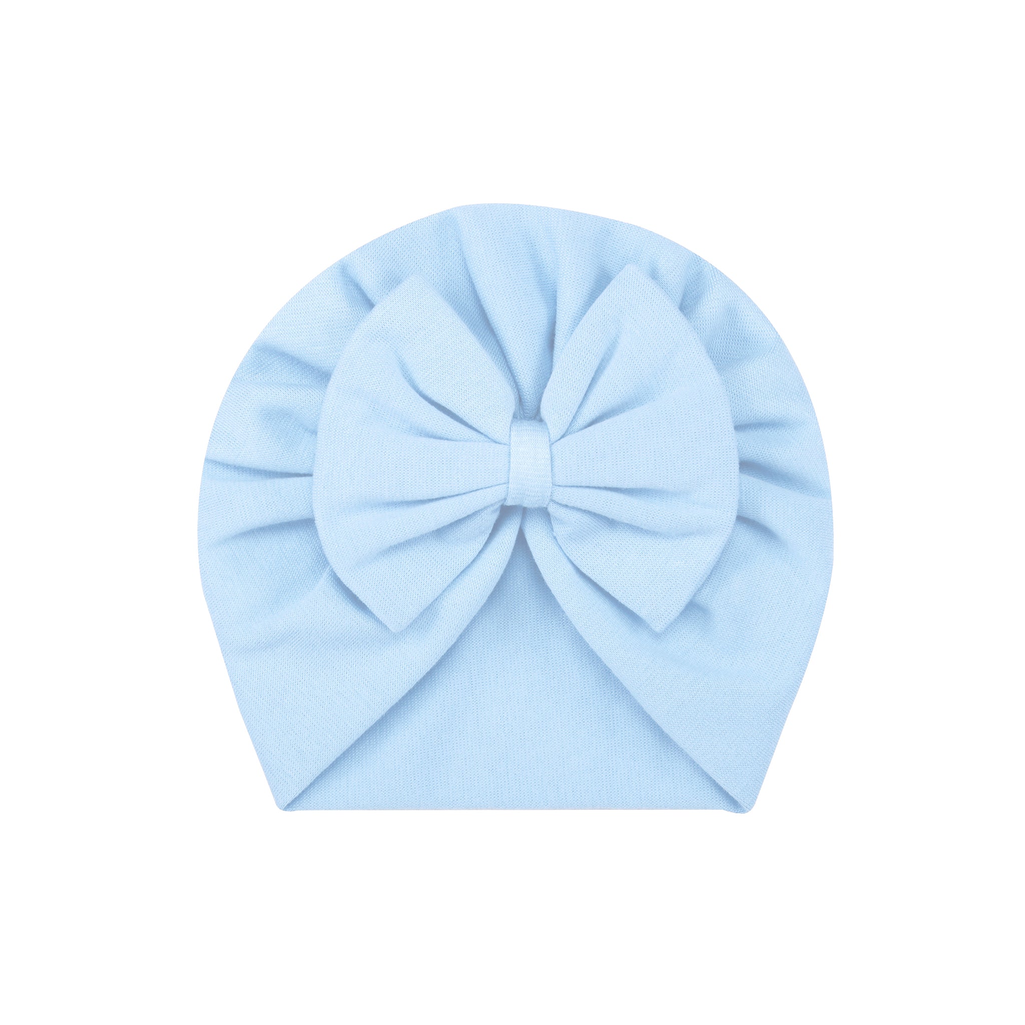 DUSK BLUE BOW TURBAN