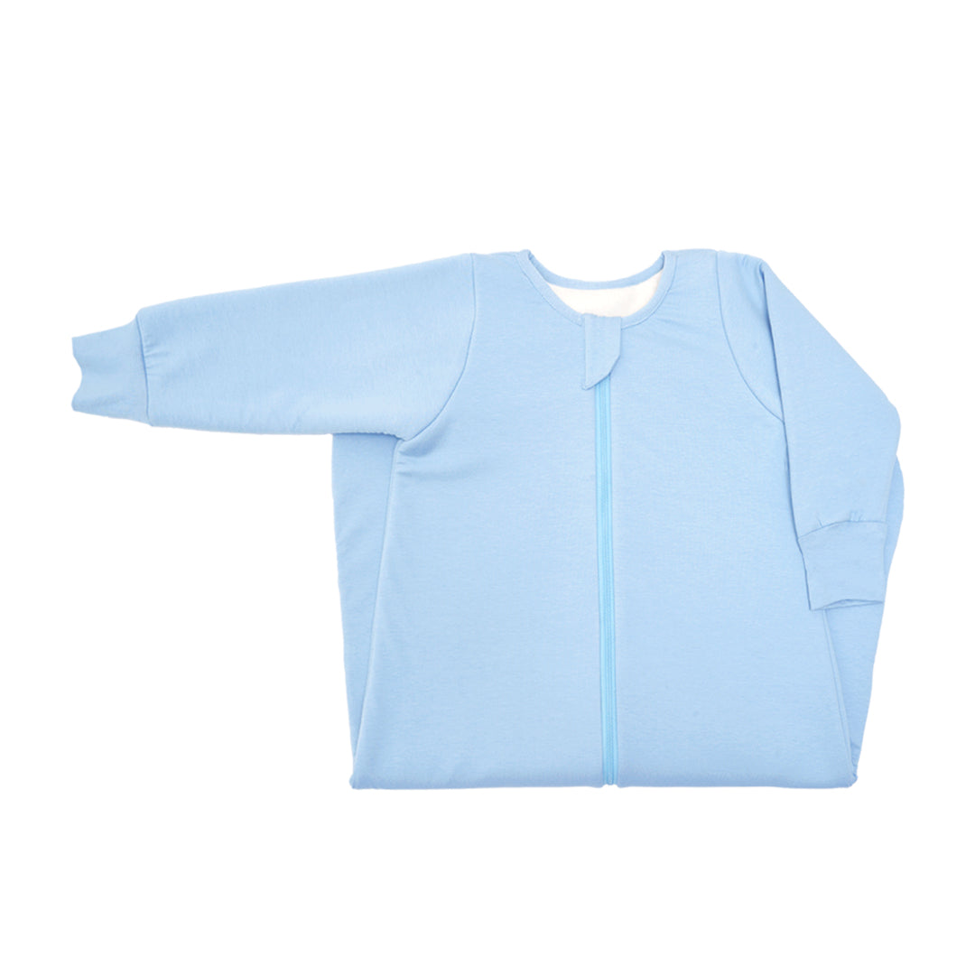 BABY SLEEPING BAG WITH FOOTIES AND SLEEVES (2.5 TOG) - DUSK BLUE | TULO BABY