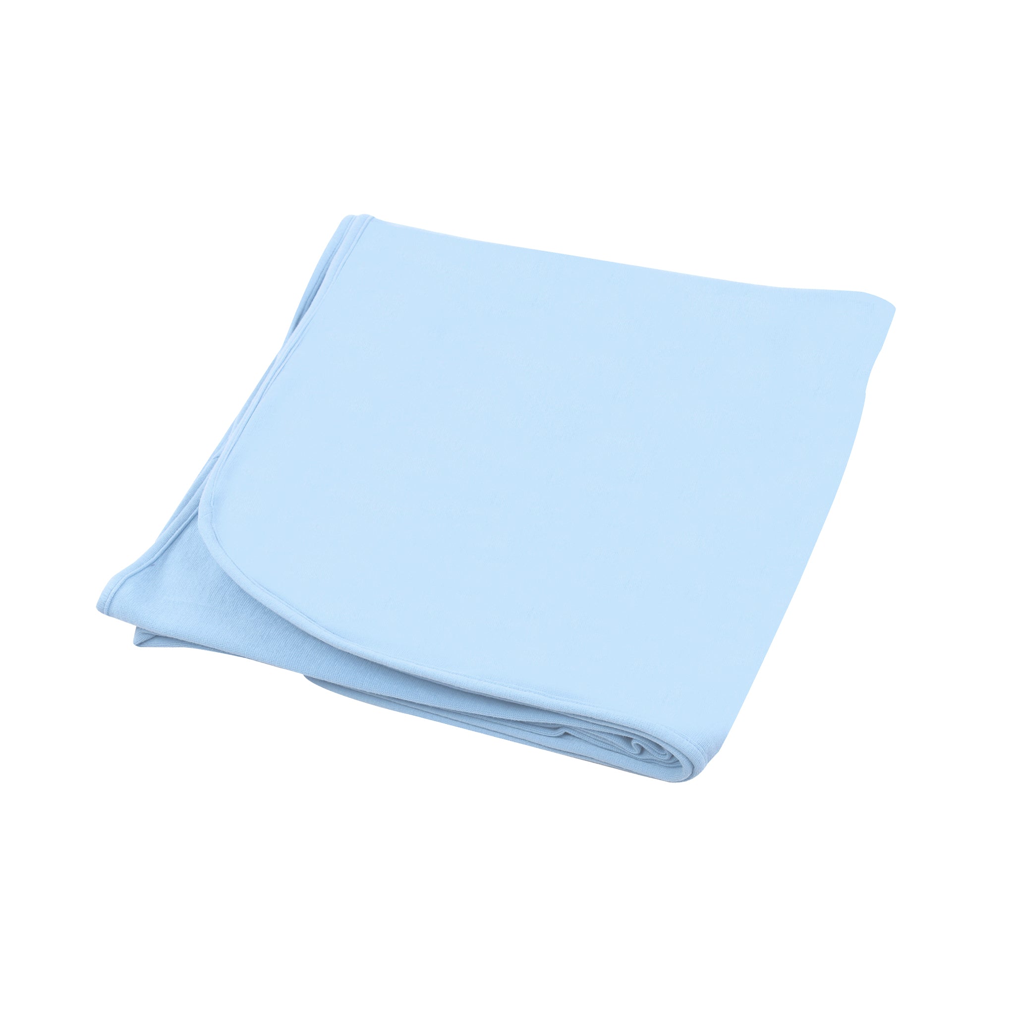 DUSK BLUE STRETCHY JERSEY SWADDLE BLANKET