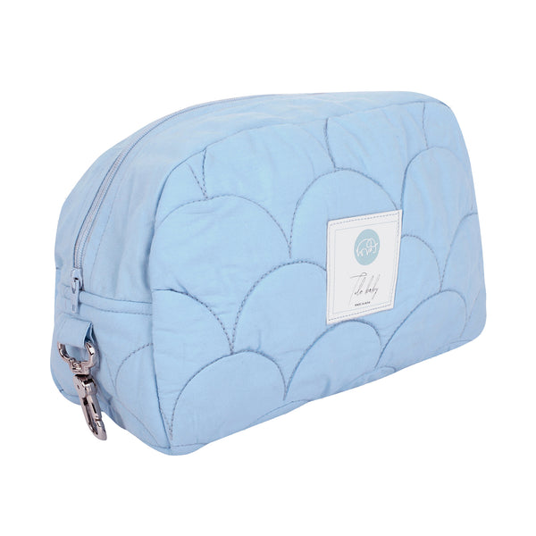 DUSK BLUE TRAVEL VANITY BAG