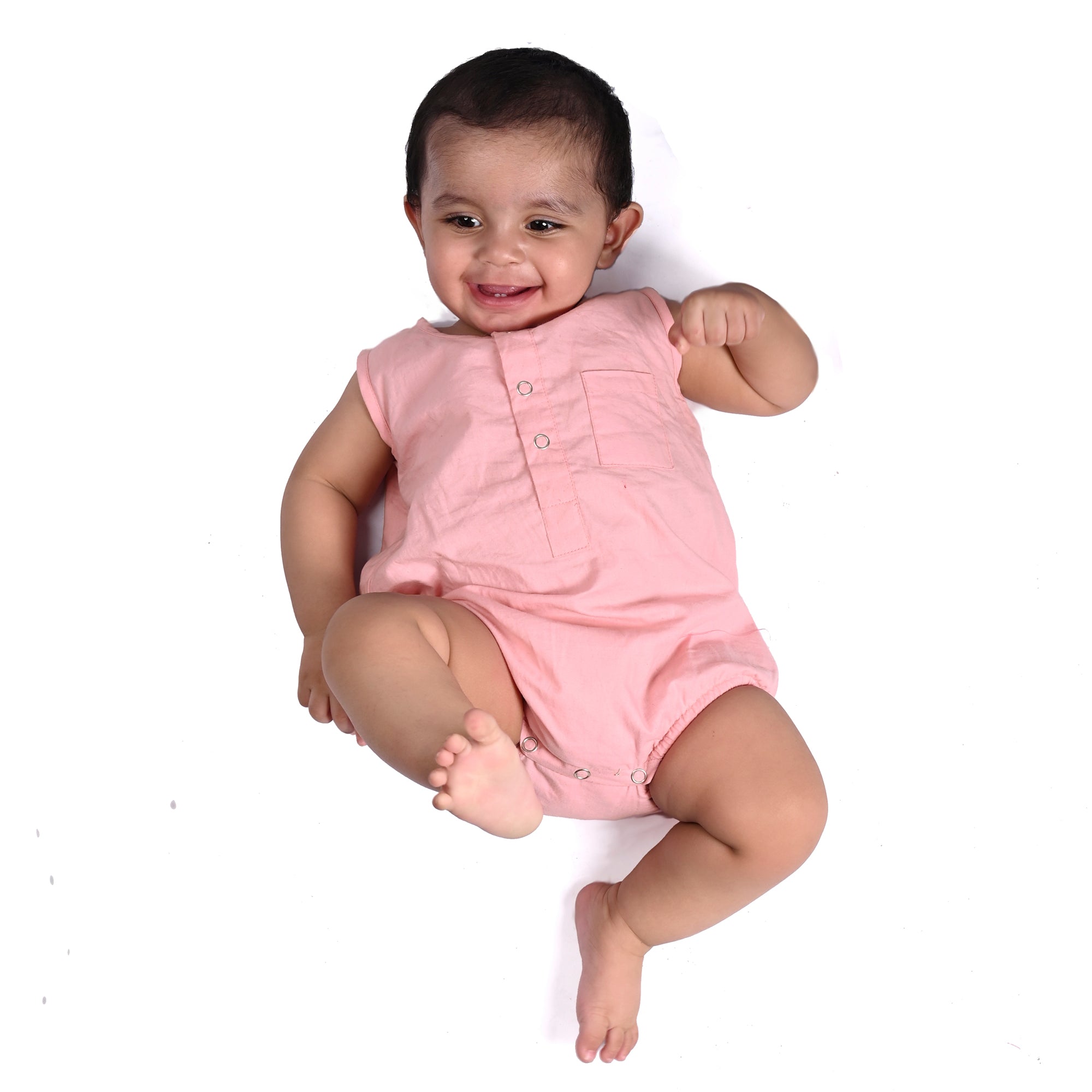 DUSK ROSE COTTON ONESIE