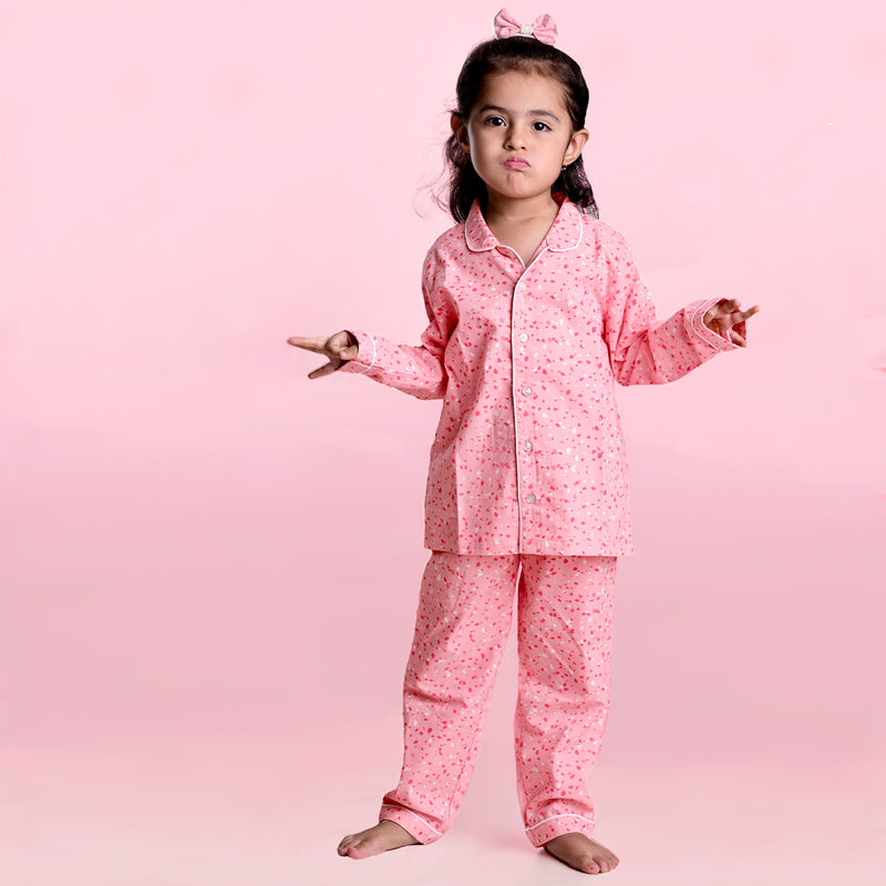 DUSK ROSE TERRAZZO  NIGHT SUIT