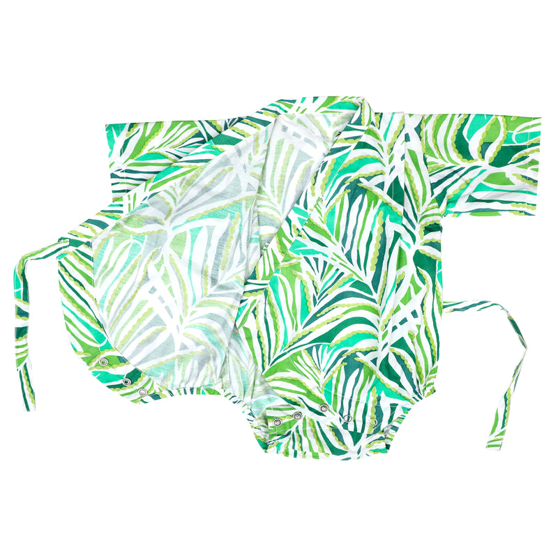 FOLIAGE KIMONO ONESIE