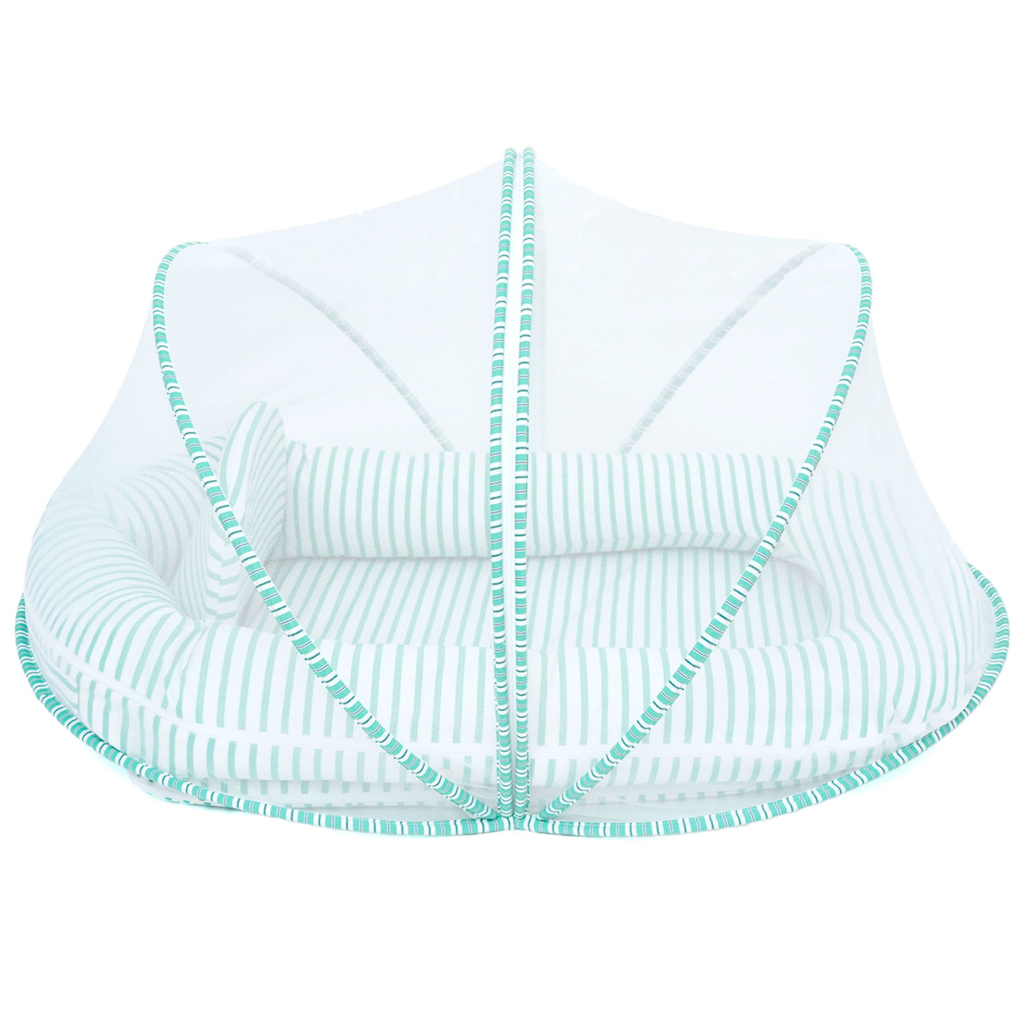 GREEN STRIPE NESTO PAD MOSQUITO NET