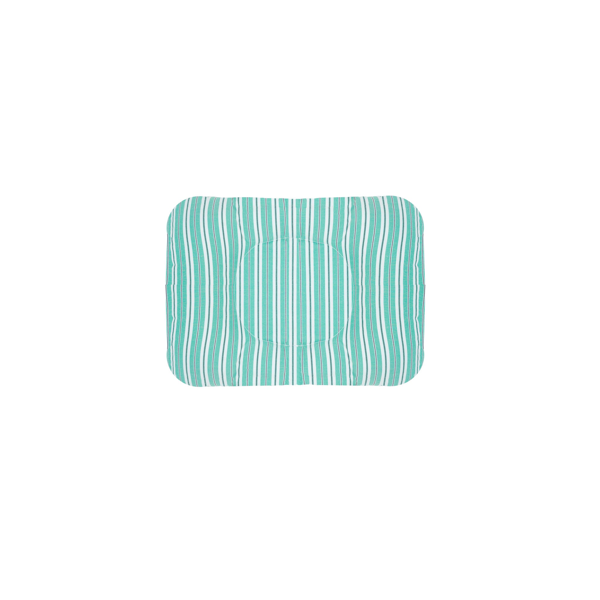 GREEN STRIPE NESTO PAD DONUT PILLOW