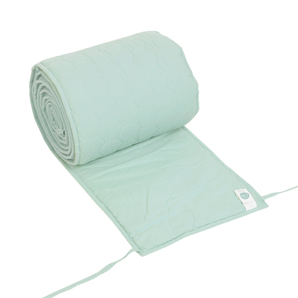 HARBOUR GREY CRIB BUMPER