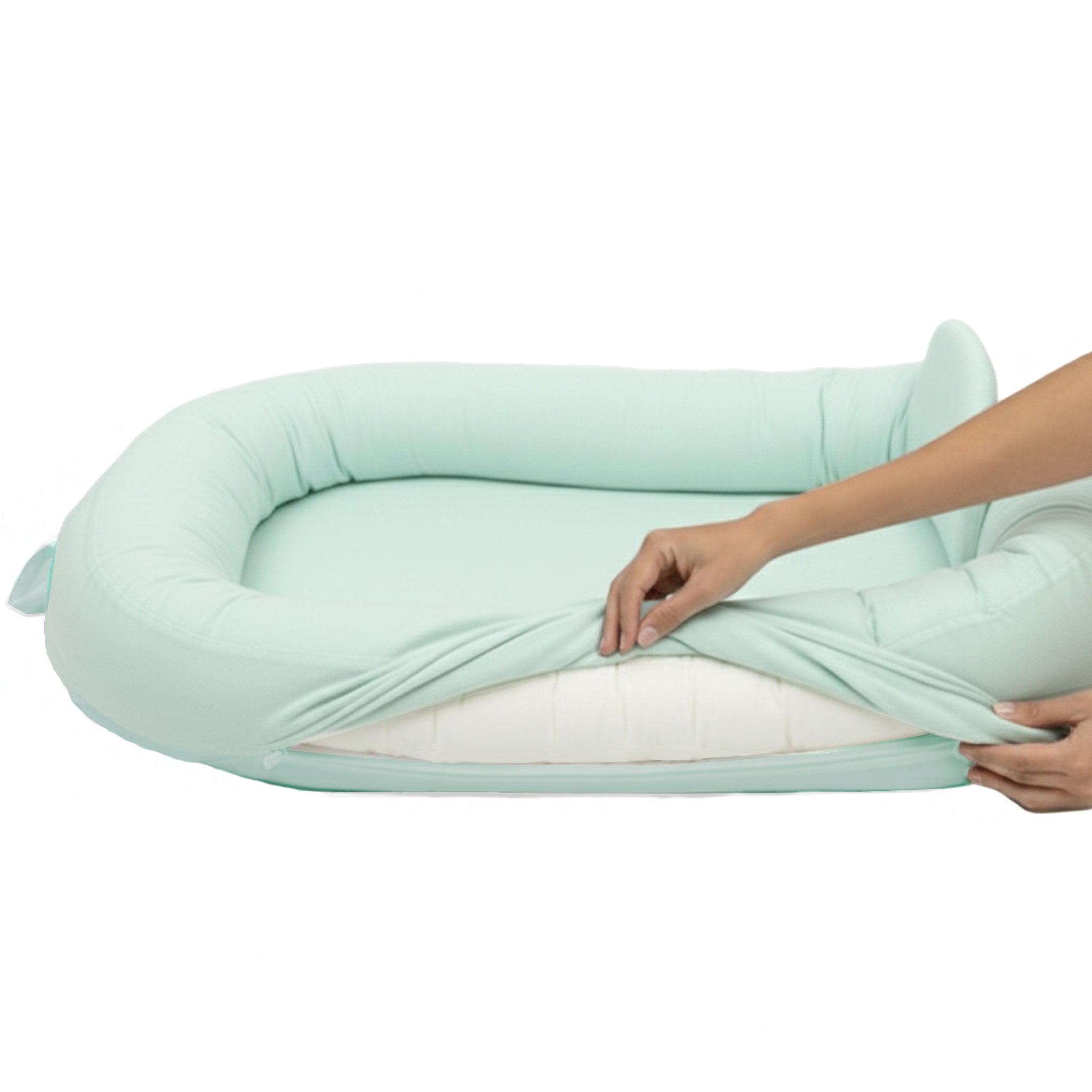 BABY NEST - MINT NESTO PAD COVER | TULO BABY