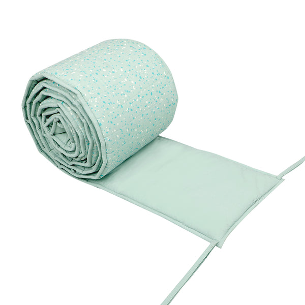 HARBOUR GREY TERRAZZO CRIB BUMPER