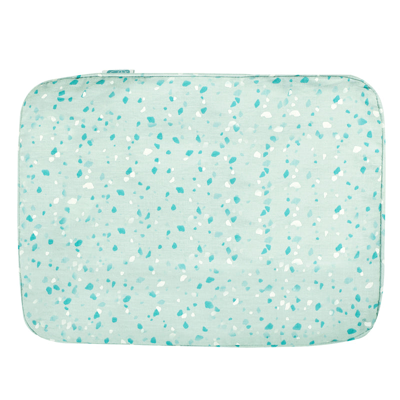HARBOUR GREY TERRAZZO PILLOW SET MUSTARD PILLOW + BOLSTERS