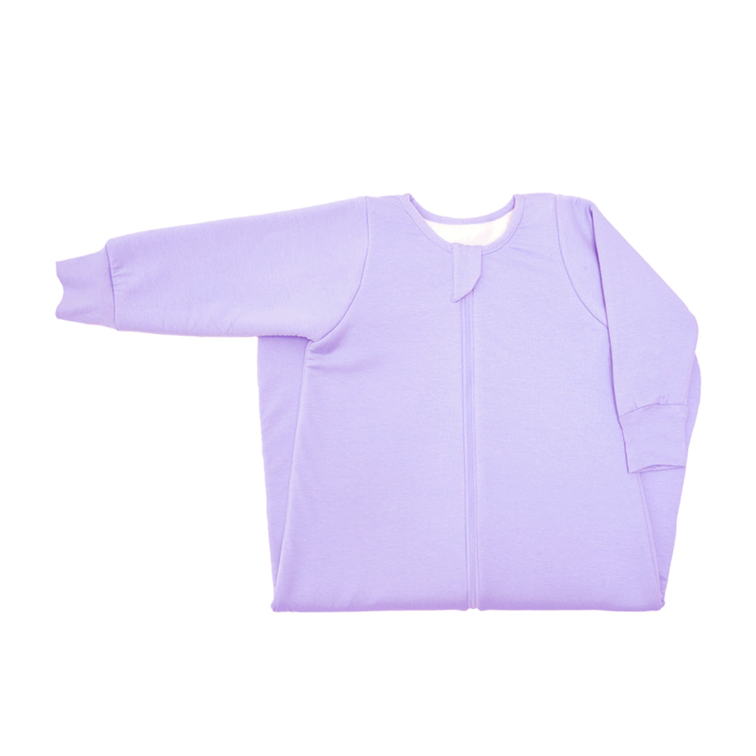 BABY SLEEPING BAG WITH FOOTIES AND SLEEVES (2.5 TOG) - LILAC | TULO BABY