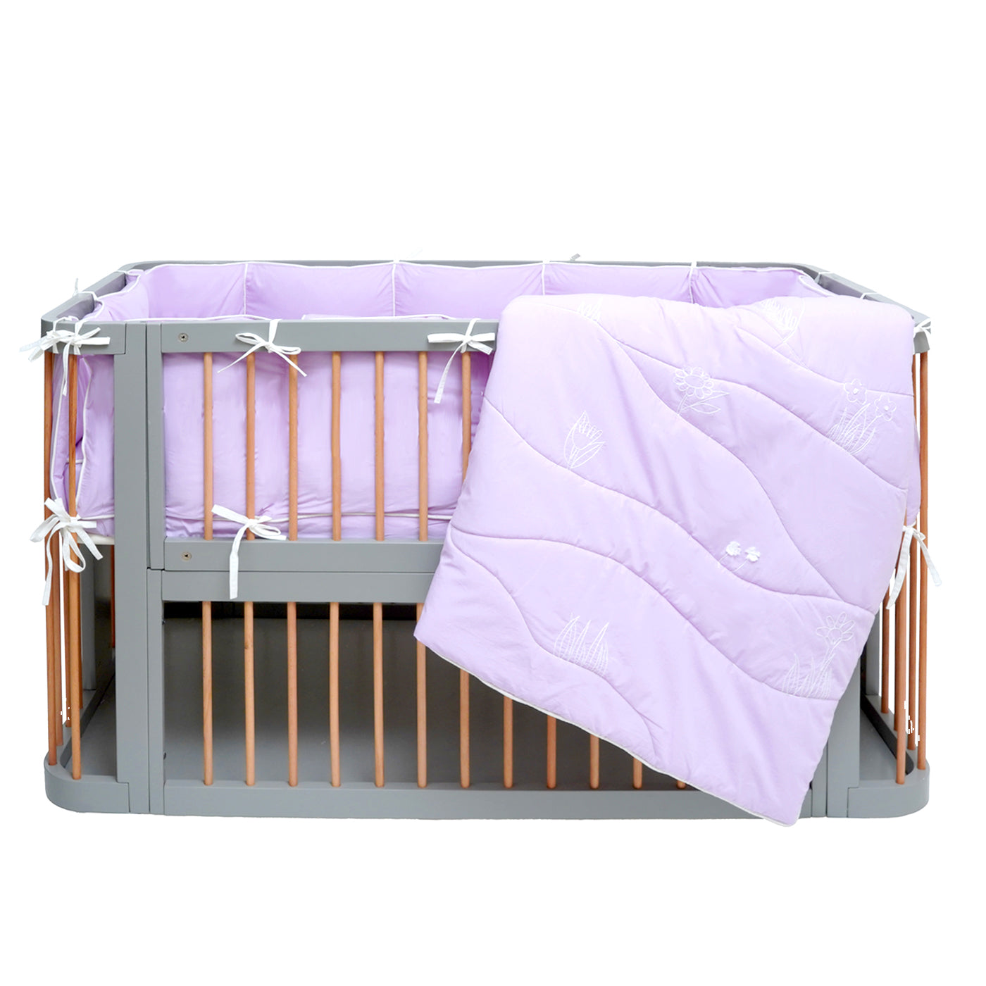TULO BABY BEDDING SET – LILAC GARDEN
