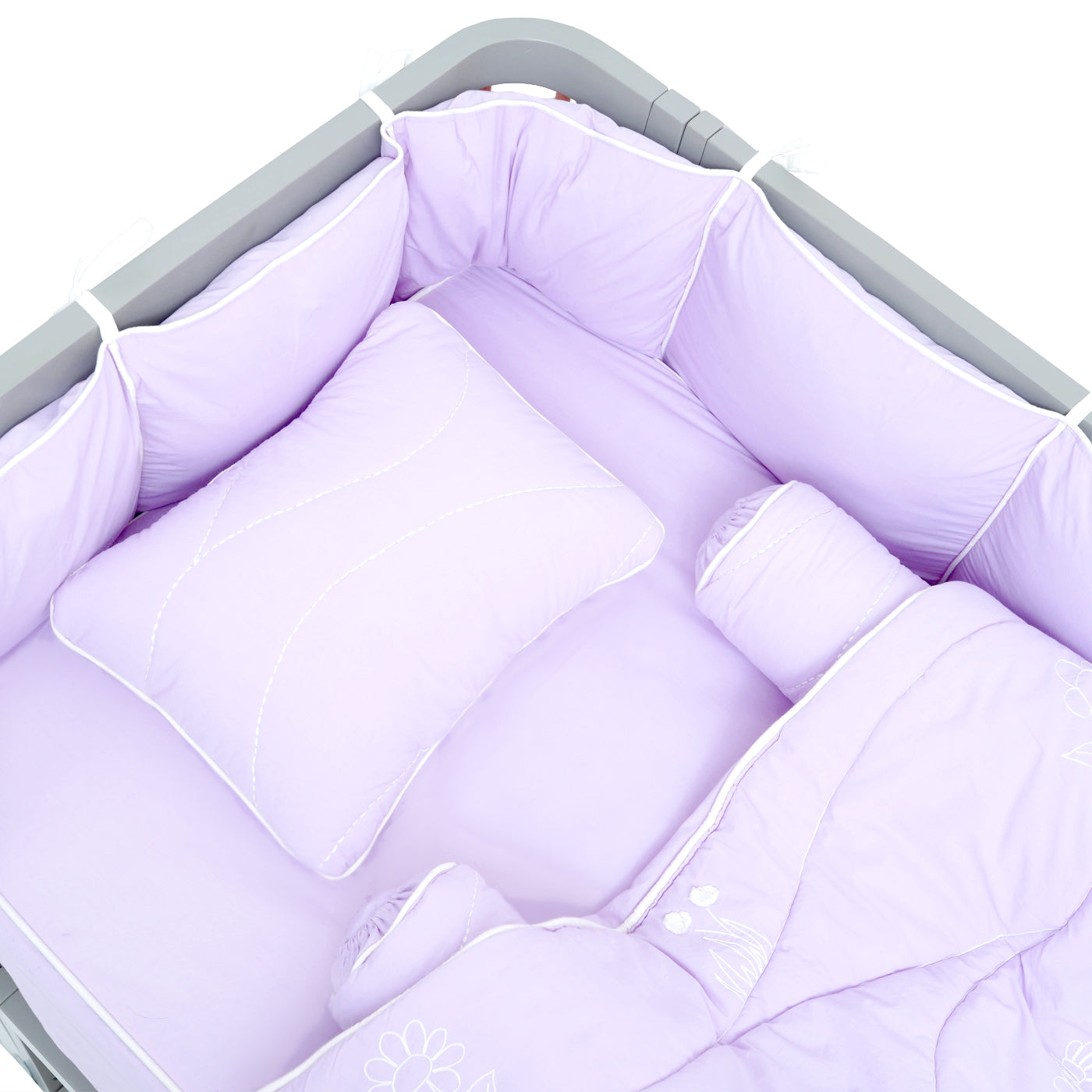 TULO BABY BEDDING SET – LILAC GARDEN