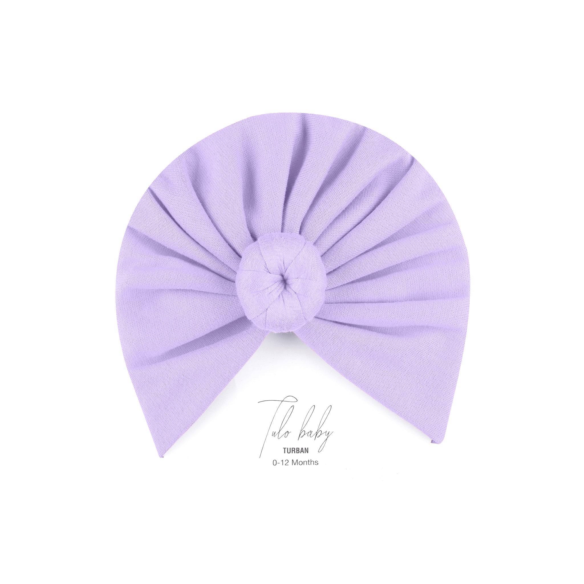 LILAC KNOTTED TURBAN