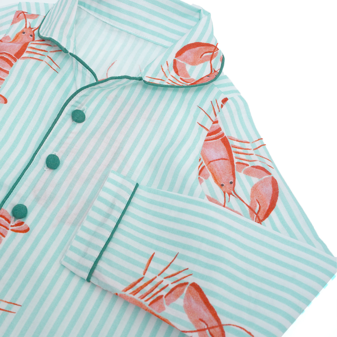 COTTON NIGHT SUIT - LOBSTER BAY | SLEEPWEAR | TULO BABY