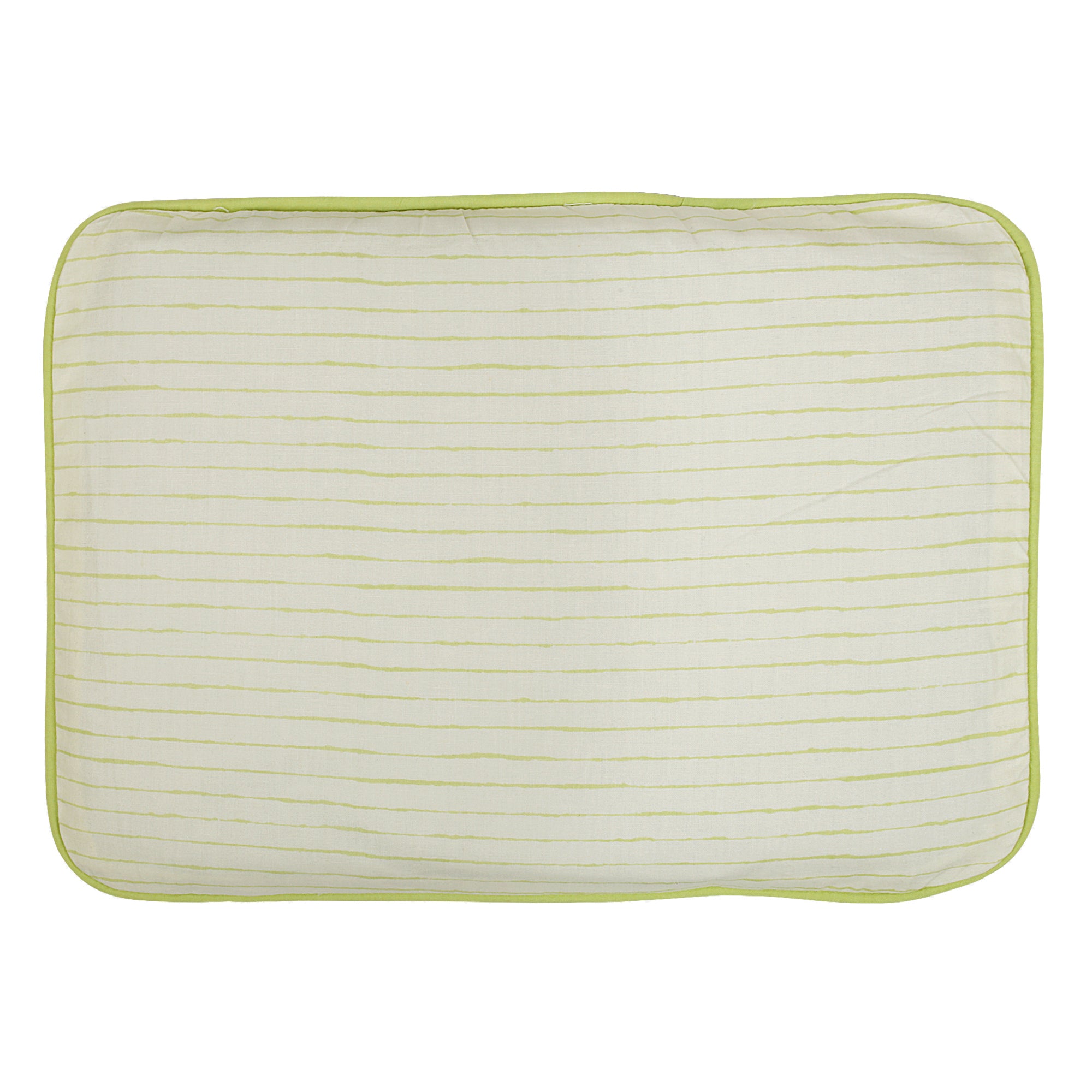 SHADOW LIME LINE MUSTARD PILLOW COVER AND FILLER SET
