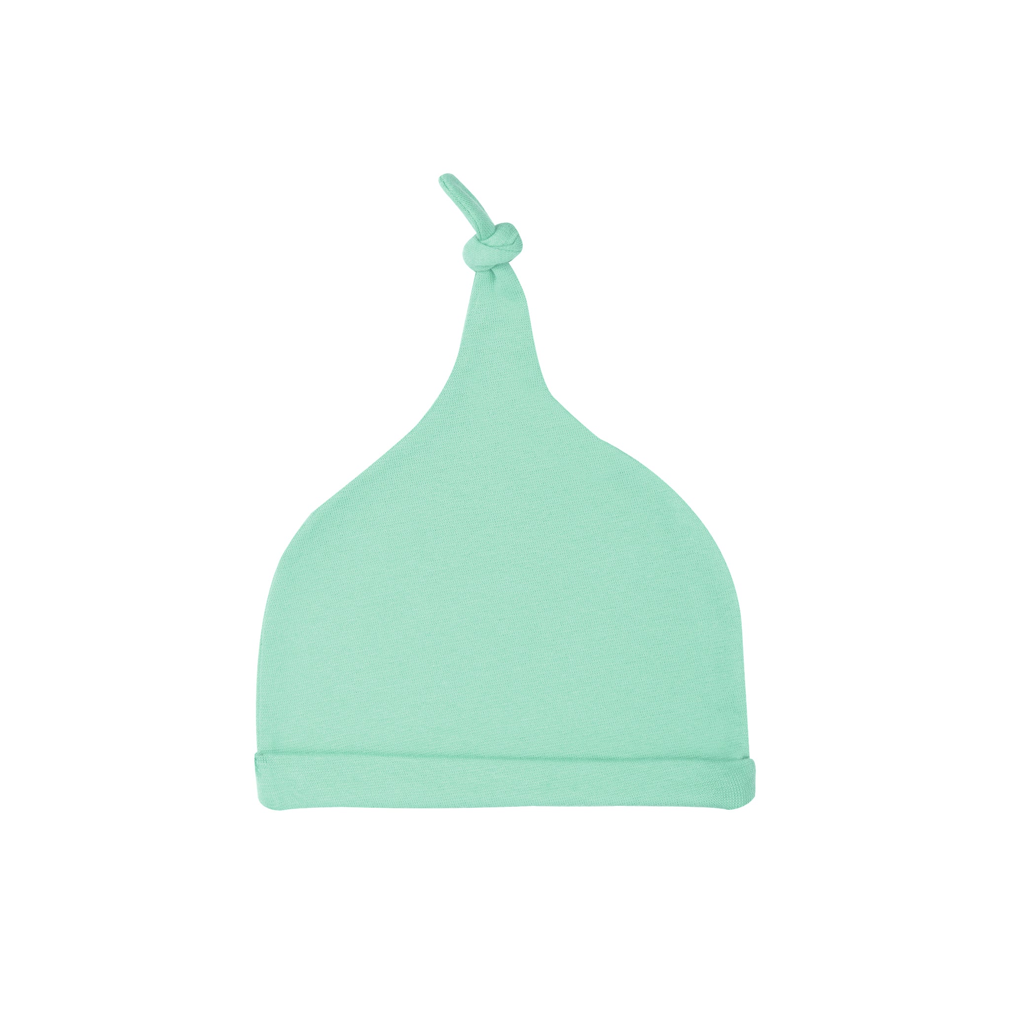 SEA GREEN KNOTTED BEANIE