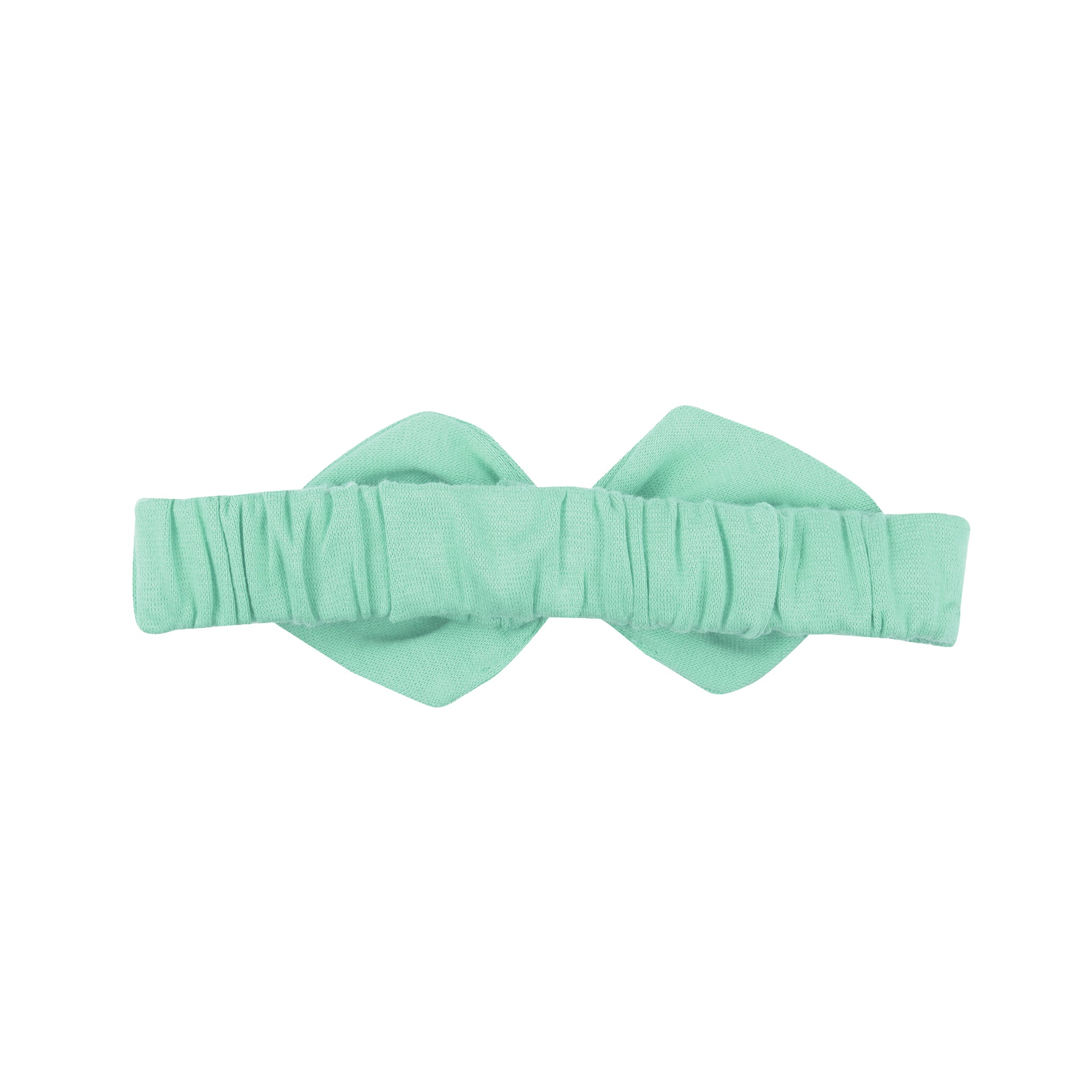 SEA GREEN BOW HEADBAND