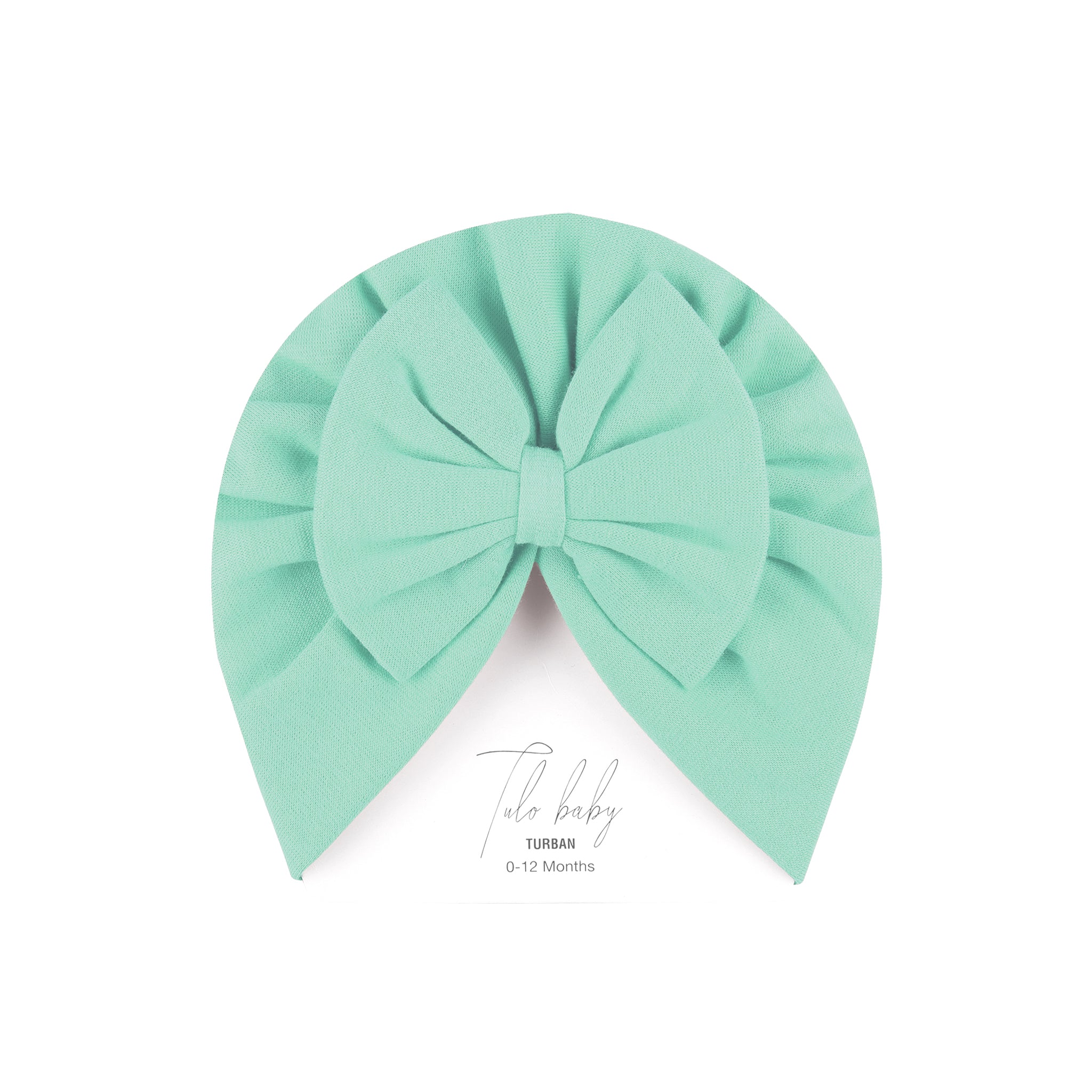 SEA GREEN BOW TURBAN