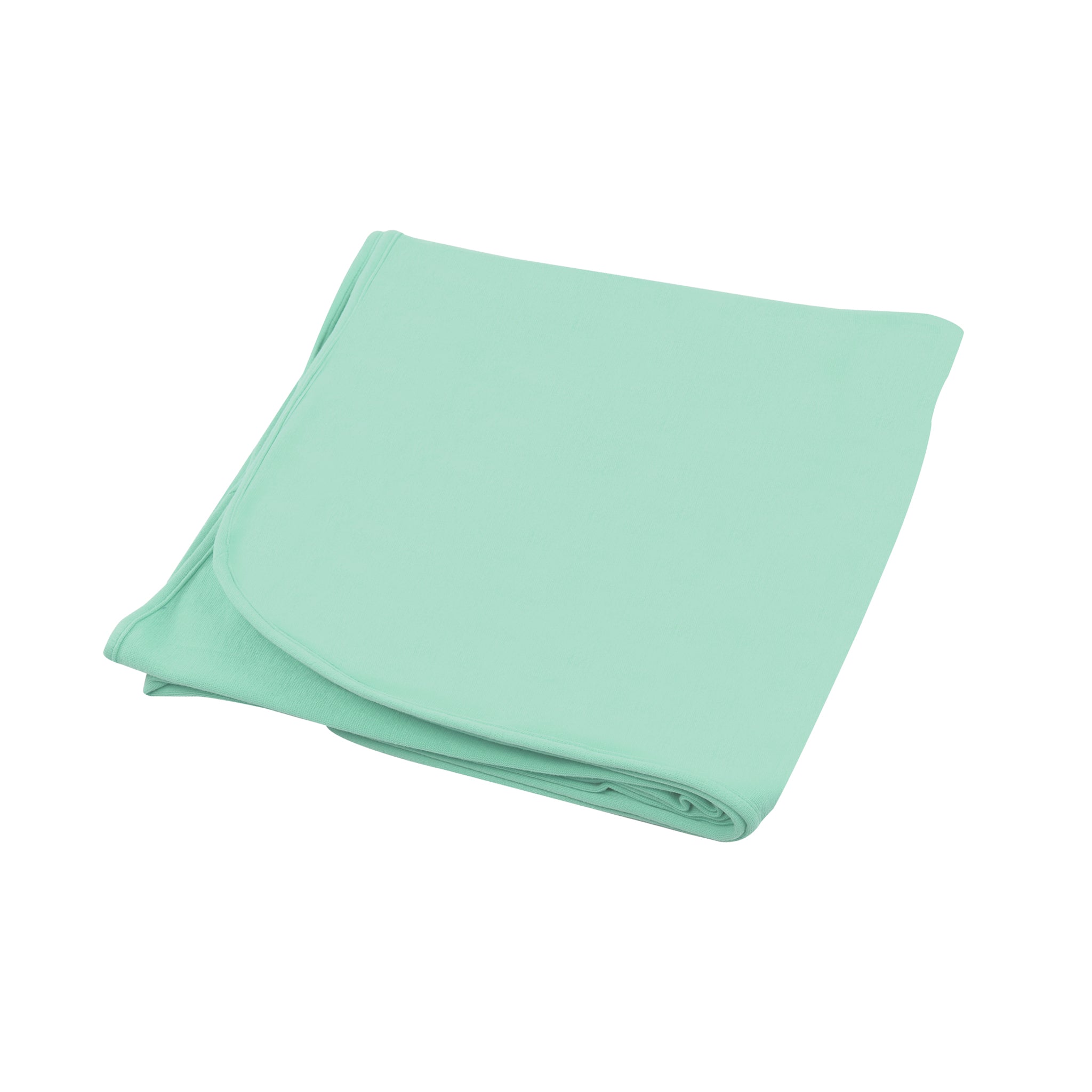 SEA GREEN STRETCHY JERSEY SWADDLE BLANKET