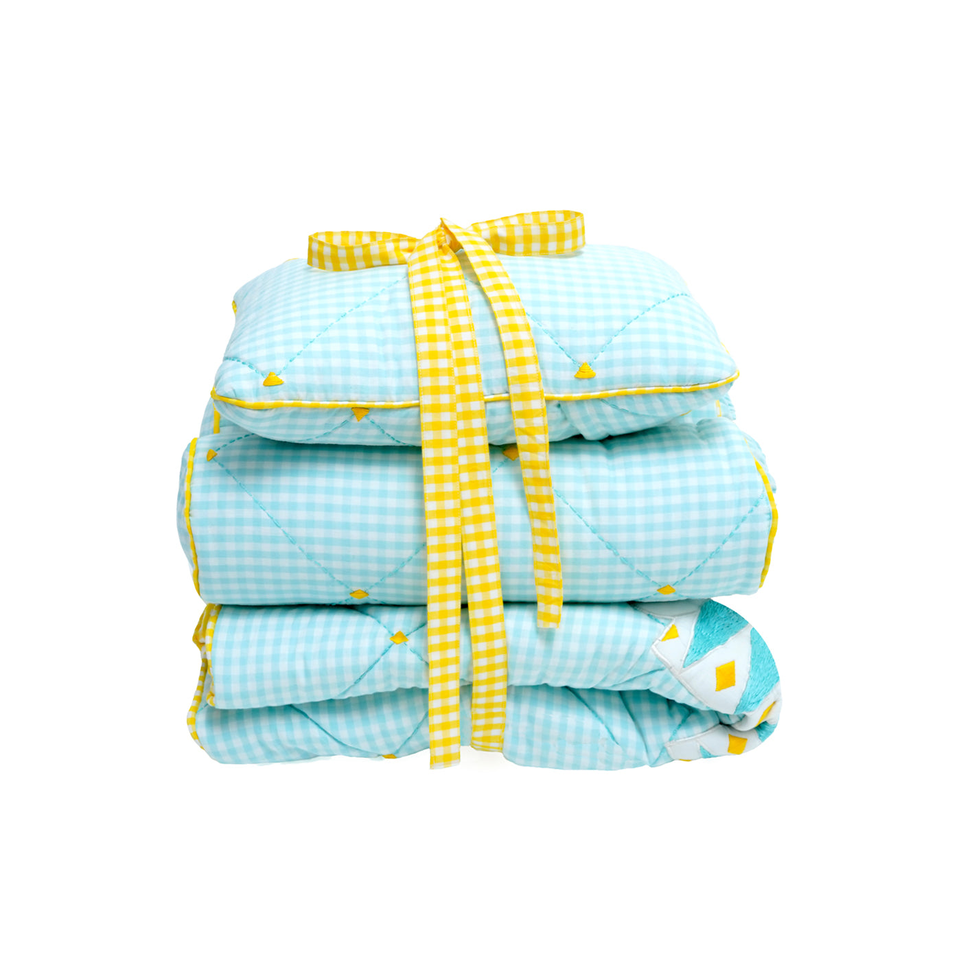 TULO BABY BEDDING SET – CIRCUS SEAL TEAL