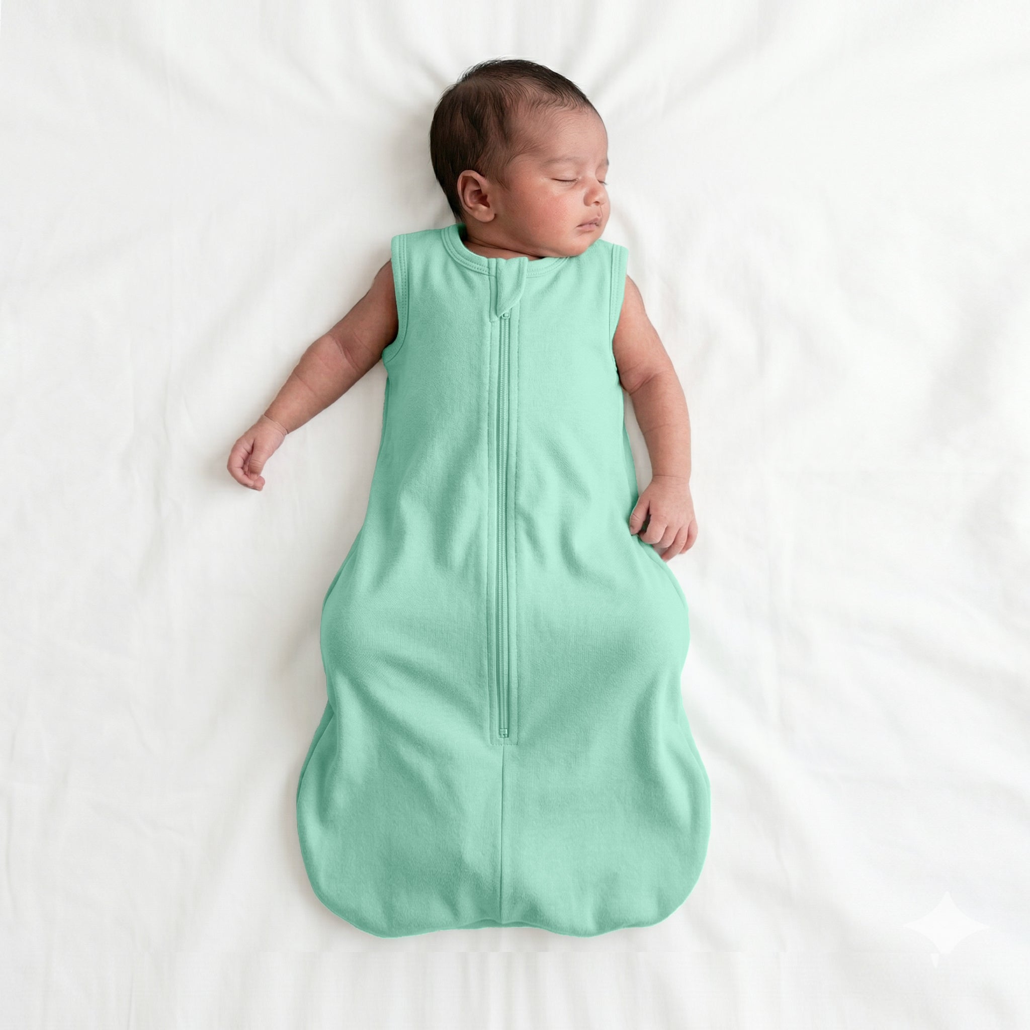 BABY SLEEPING BAG (0.6 TOG) - SEA GREEN | TULO BABY