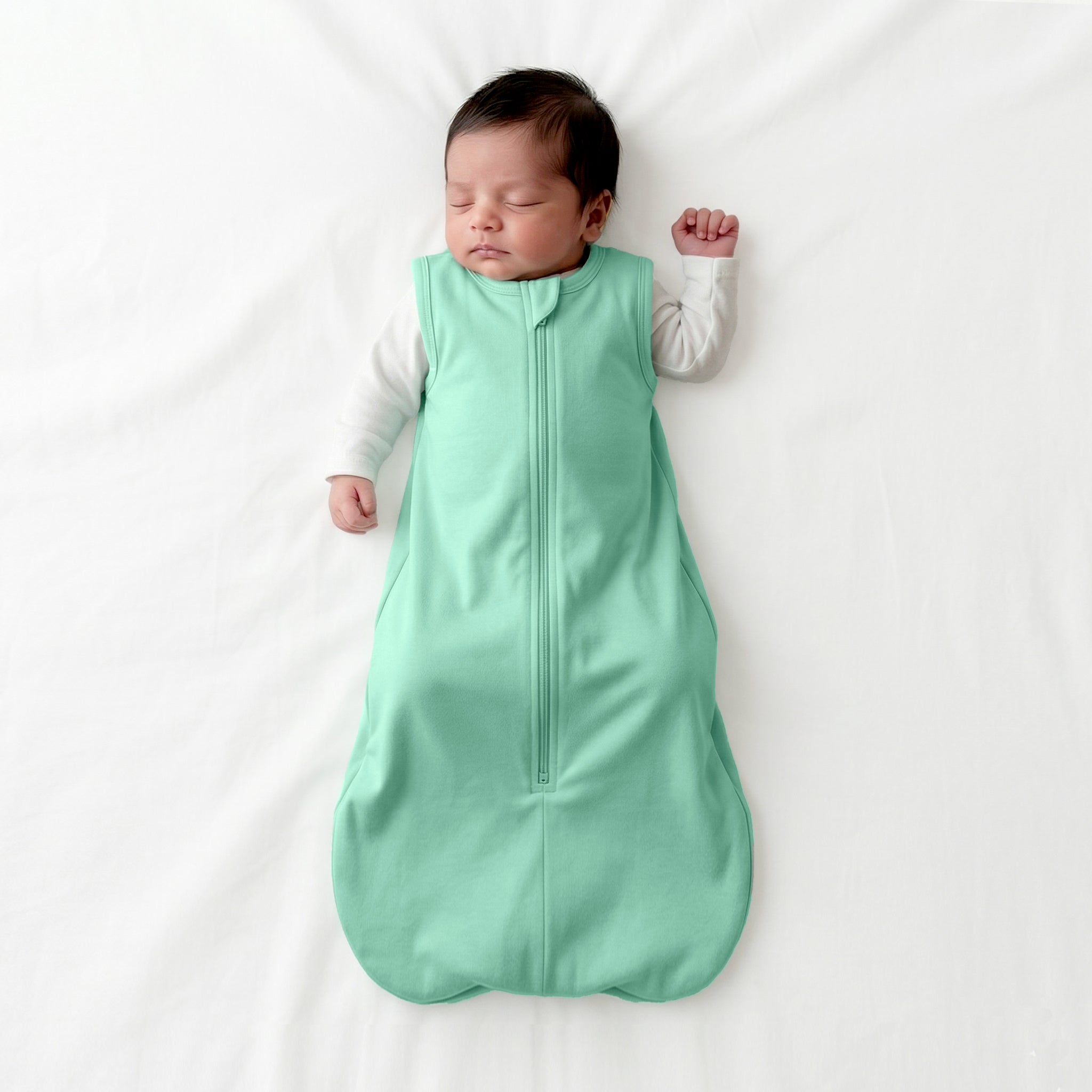BABY SLEEPING BAG (1.2 TOG) - SEA GREEN | TULO BABY