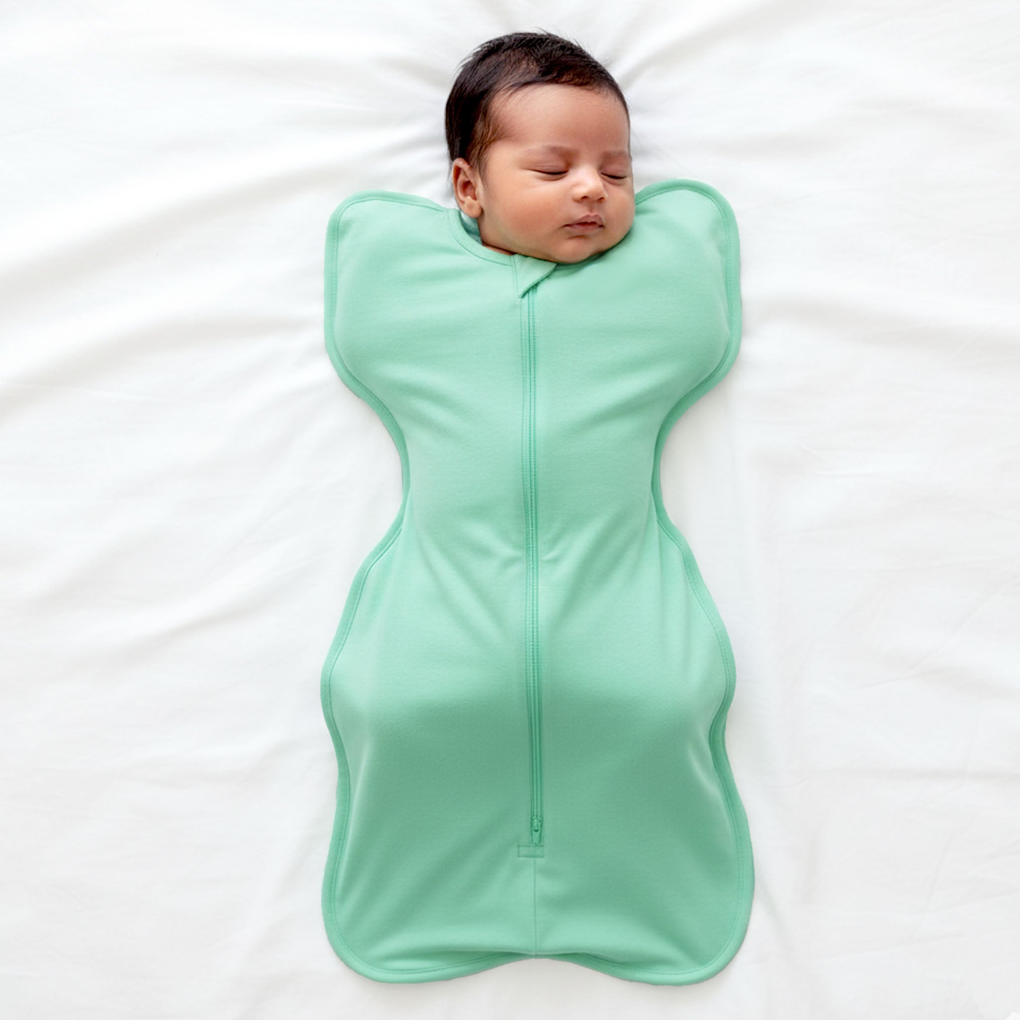 SLEEPING POD SWADDLE FOR BABIES (1.2 TOG) - SEA GREEN  | TULO BABY