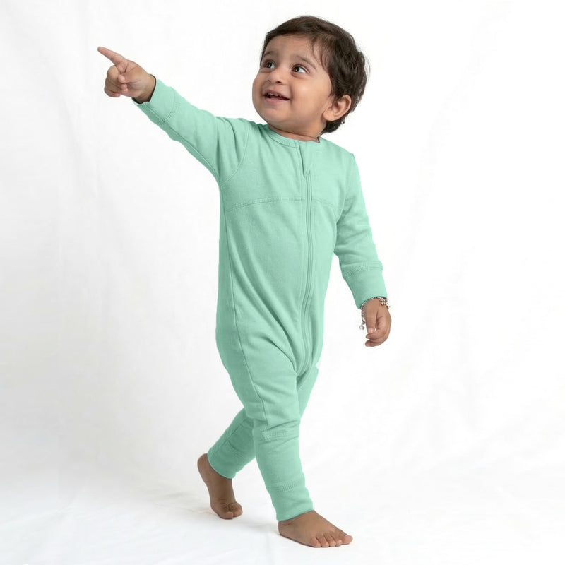 SLEEPSUIT (1.2 TOG) - SEA GREEN | TULO BABY