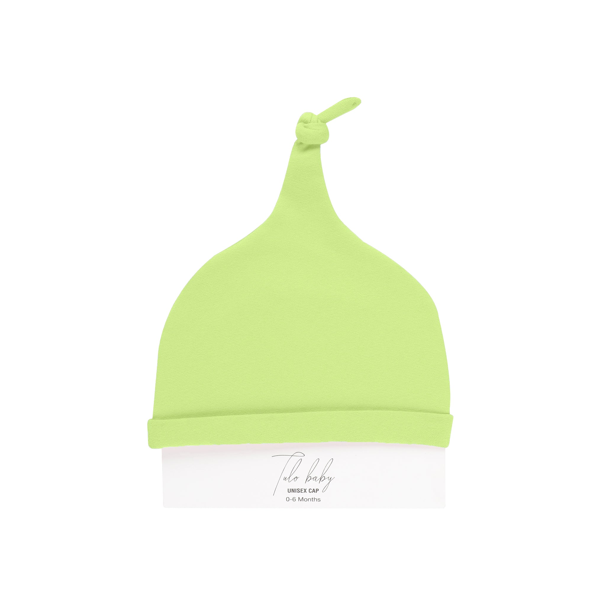 SHADOW LIME KNOTTED BEANIE