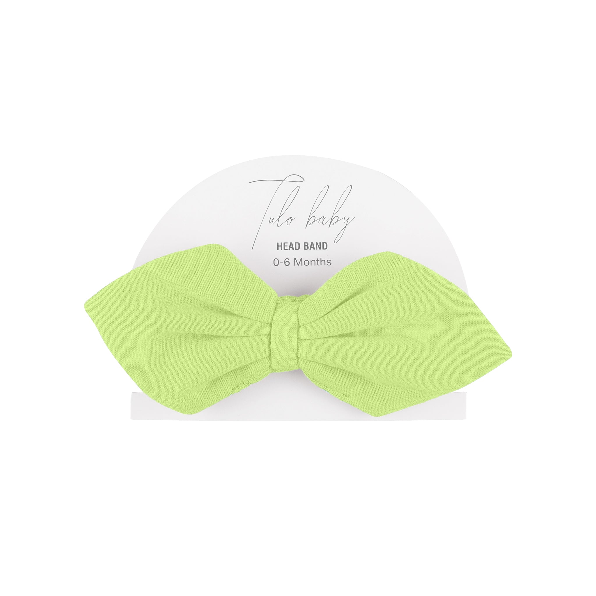 SHADOW LIME BOW HEADBAND