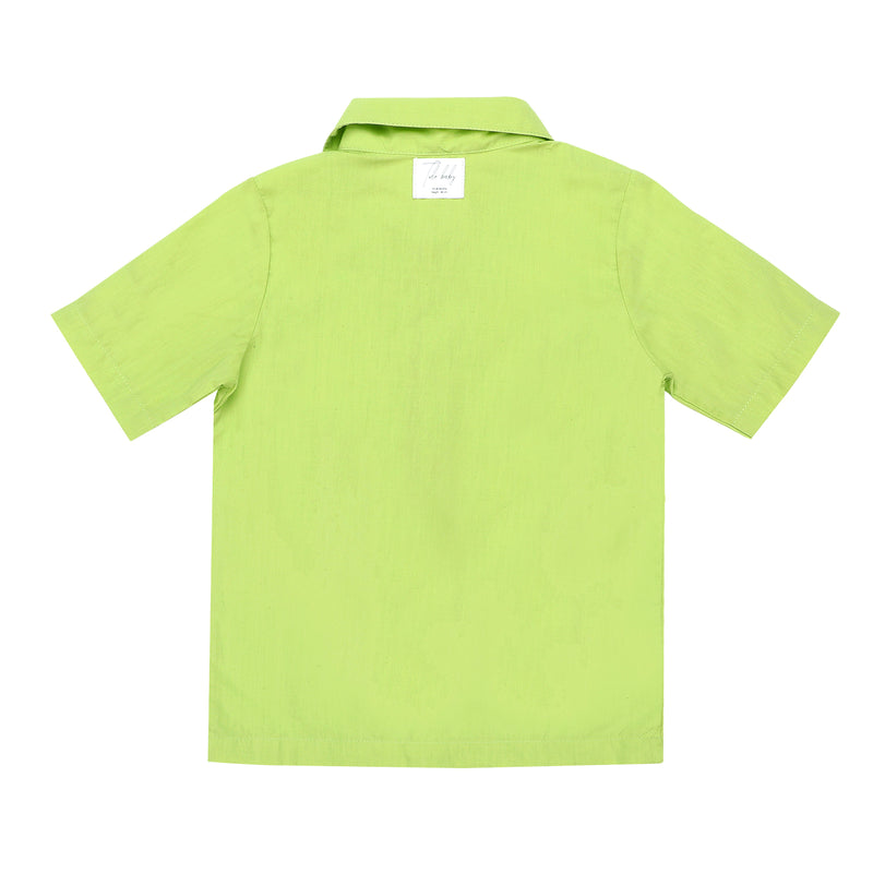 SHADOW LIME SHIRT AND SHORTS SET