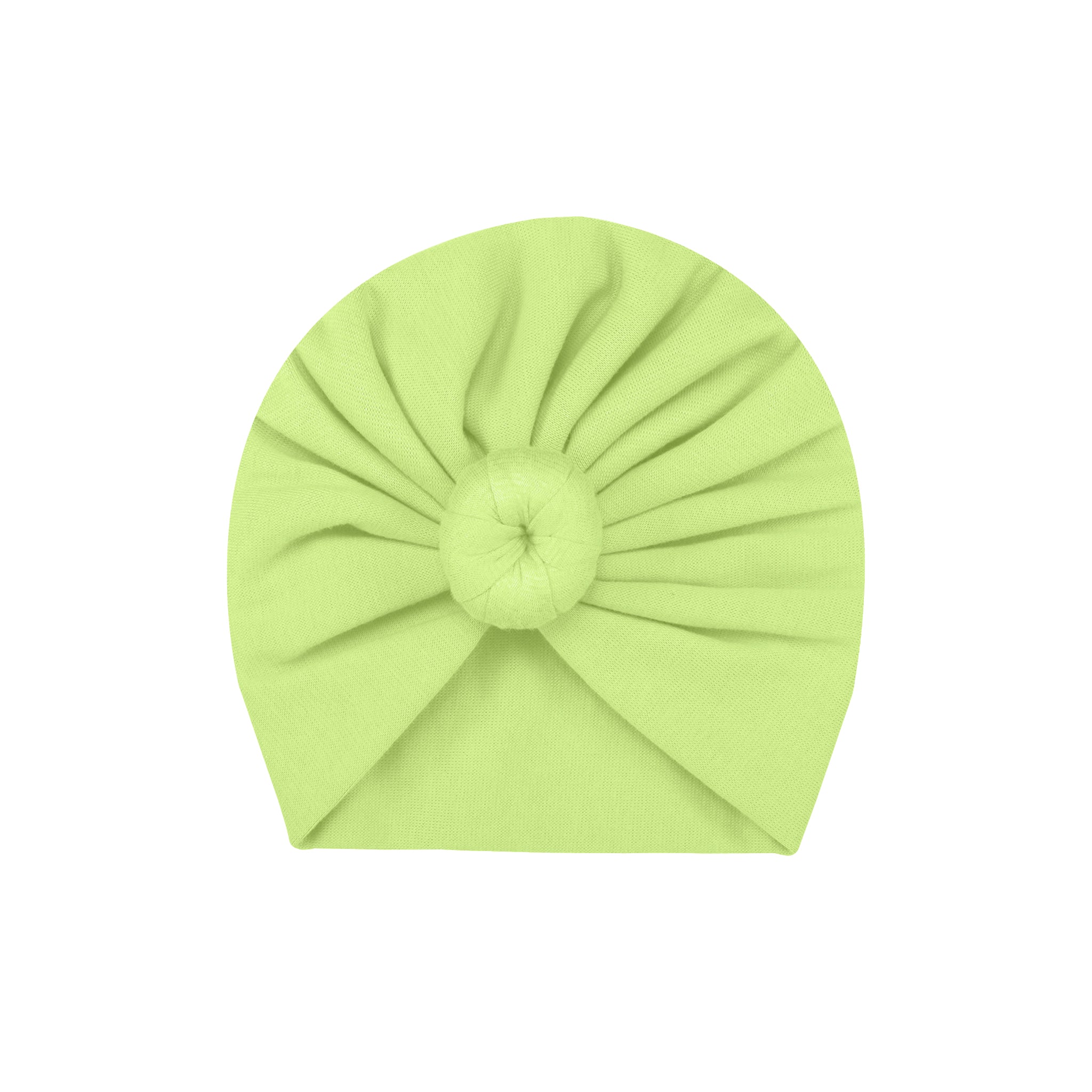 SHADOW LIME KNOTTED TURBAN