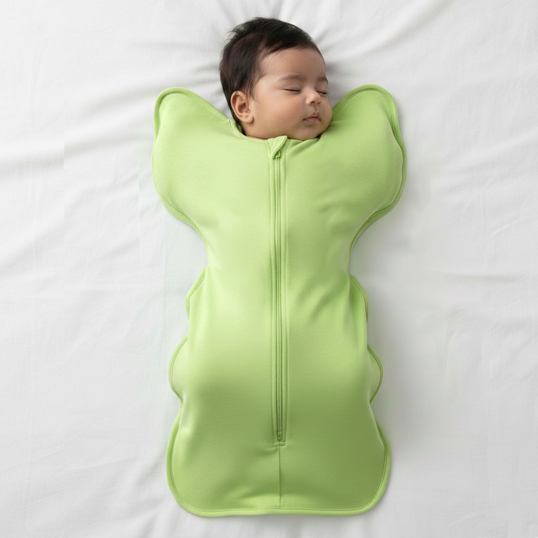 SLEEPING POD SWADDLE FOR BABIES (2.5 TOG) - SHADOW LIME | TULO BABY