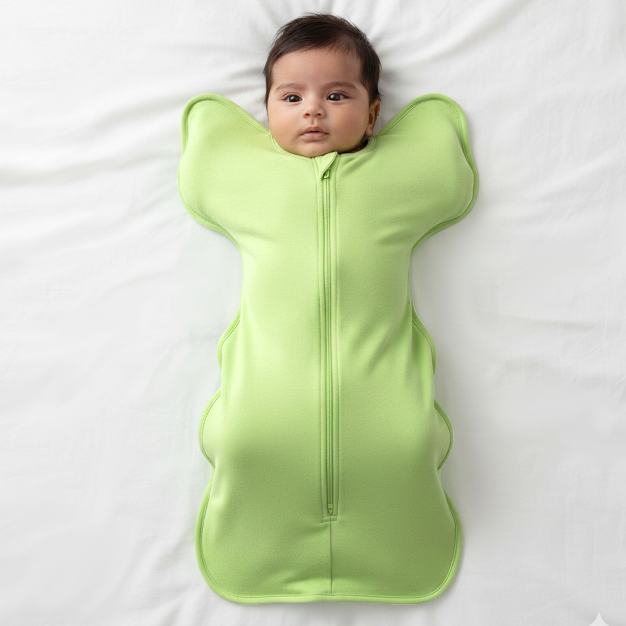 SLEEPING POD SWADDLE FOR BABIES (1.2 TOG) - SHADOW LIME | TULO BABY