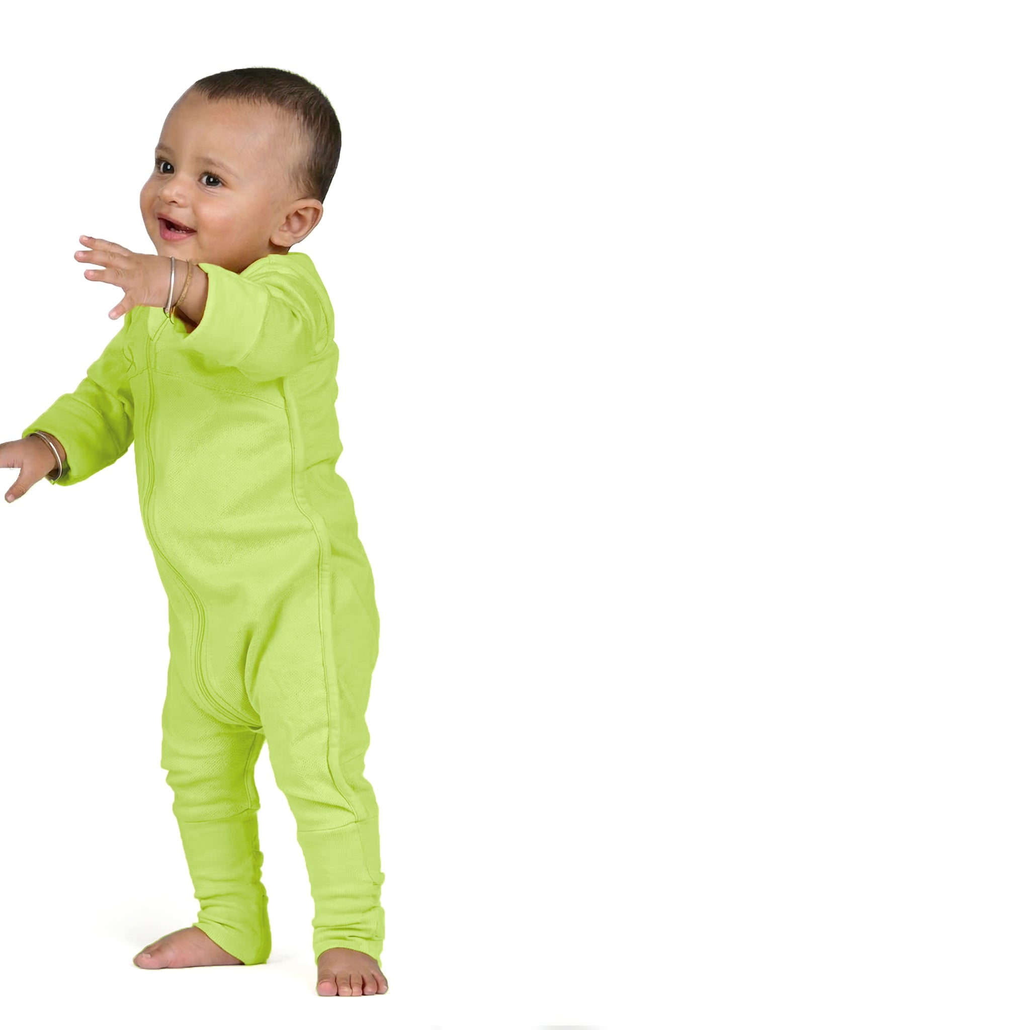 SLEEPSUIT (0.6 TOG) - SHADOW LIME | TULO BABY