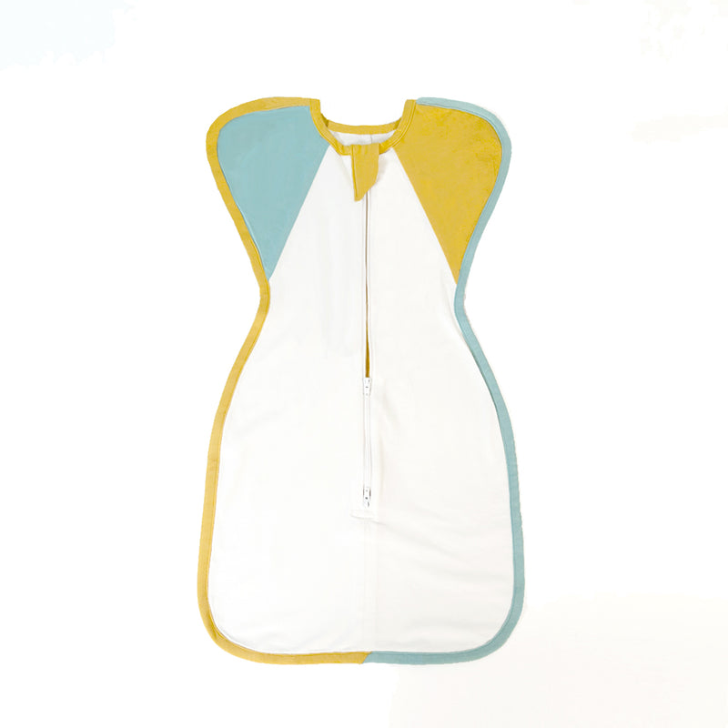 SLEEPING POD SWADDLE FOR BABIES (0.6 TOG) - YELLOW AND CANTON  | TULO BABY