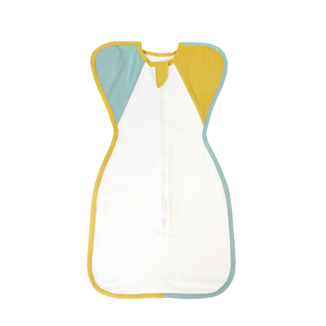 YELLOW AND CANTON SLEEPING POD SWADDLE FOR BABIES