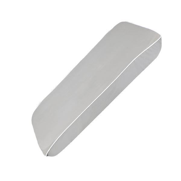 SMOKY GREY FITTED CRIB SHEET