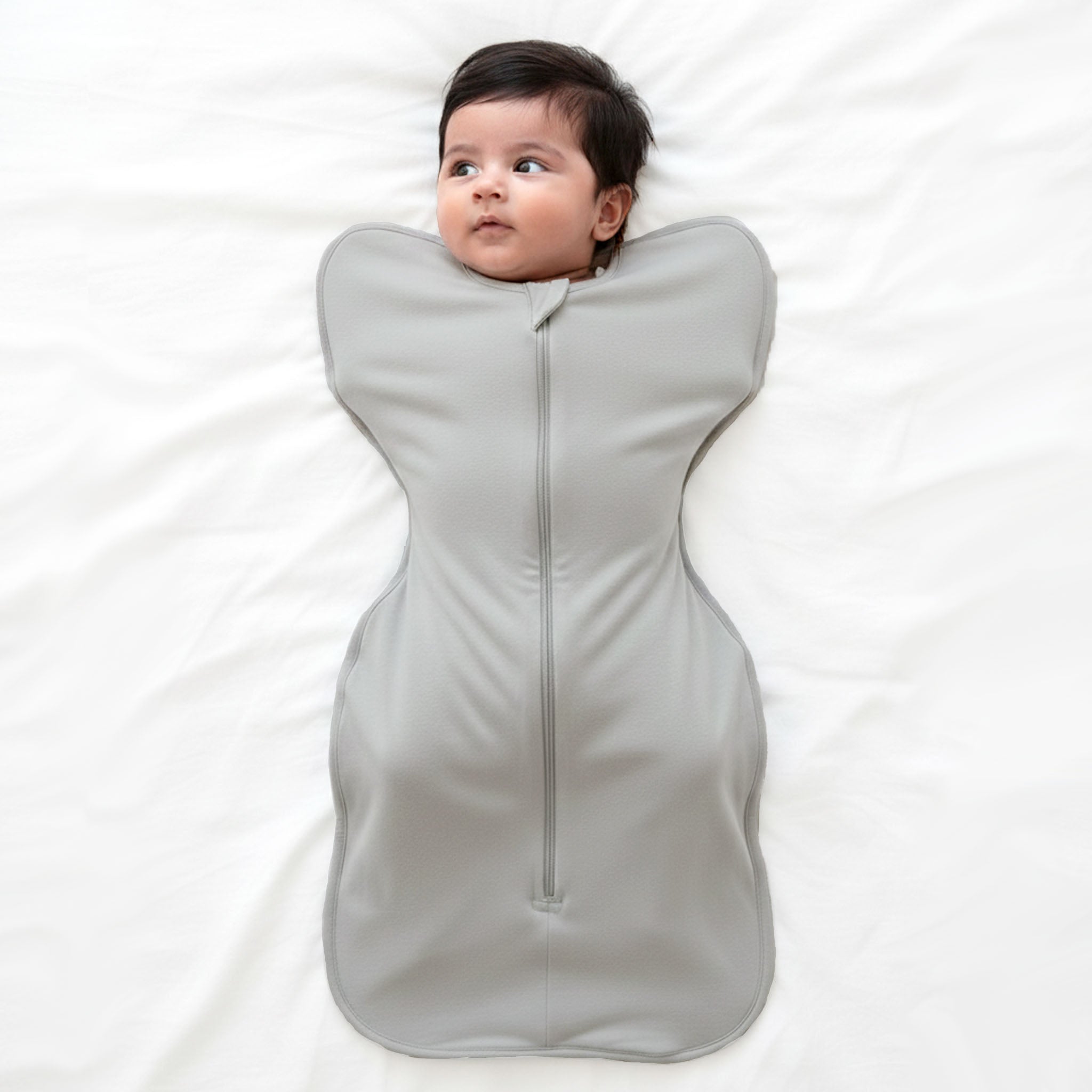 SLEEPING POD SWADDLE FOR BABIES (2.5 TOG) - SMOKY GREY | TULO BABY