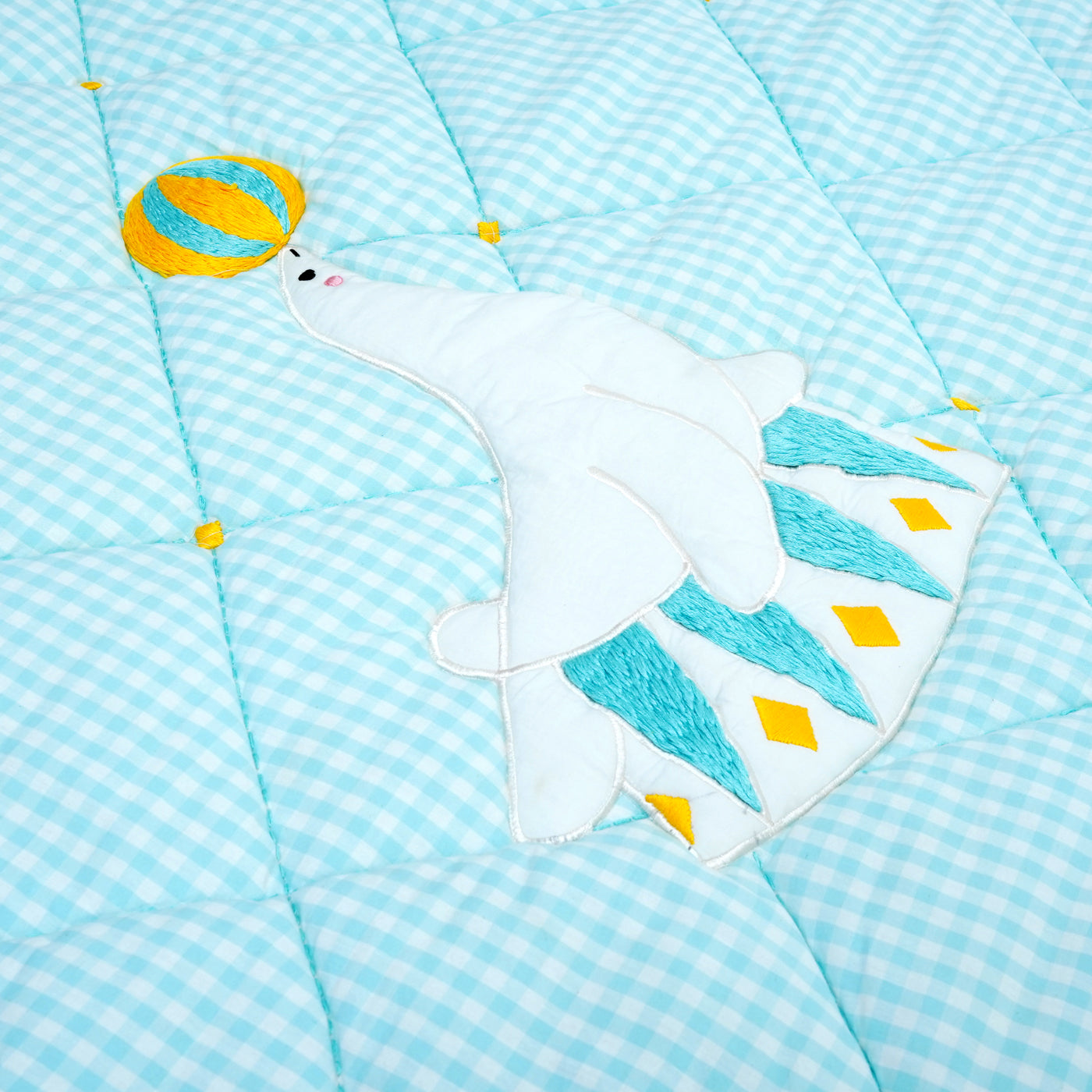 TULO BABY QUILT | DOHAR – CIRCUS SEAL TEAL