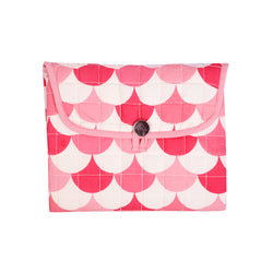 VERY BERRY SCALLOP CHANGING BAG
