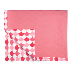 DESSERT ROSE SCALLOP QUILT