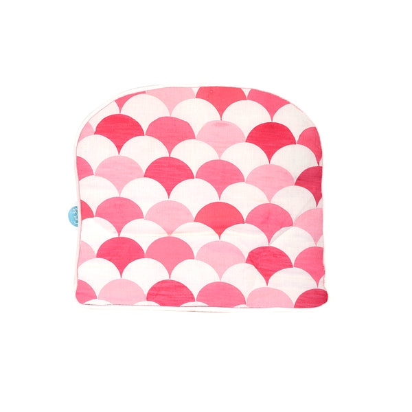 VERY BERRY SCALLOP NESTO PAD U-SHAPED MUSTARD PILLOW