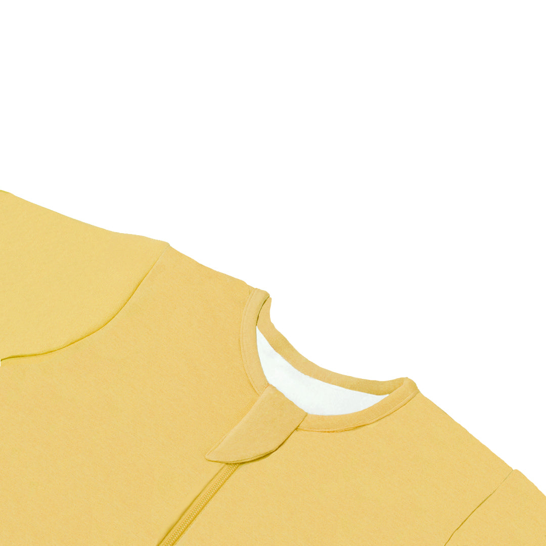 BABY SLEEPING BAG WITH FOOTIES AND SLEEVES (2.5 TOG) - YOLK YELLOW | TULO BABY