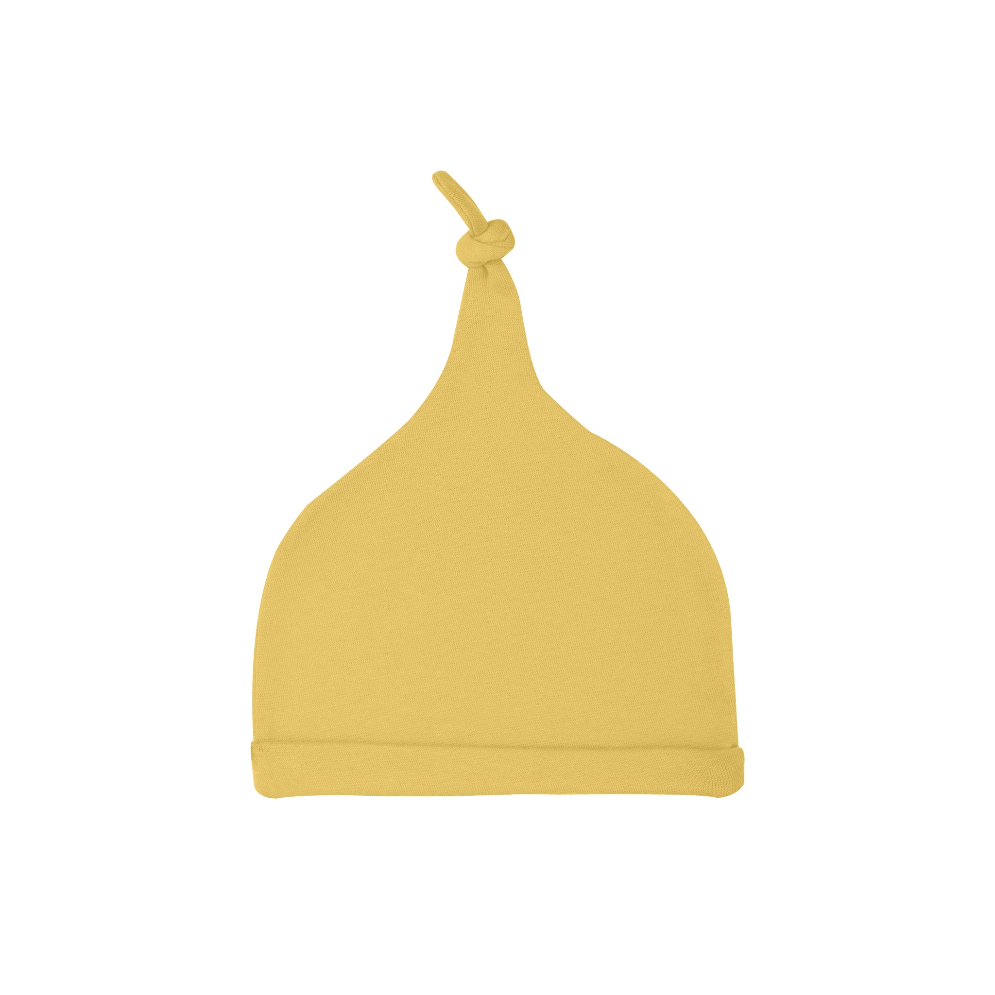 YOLK YELLOW KNOTTED BEANIE