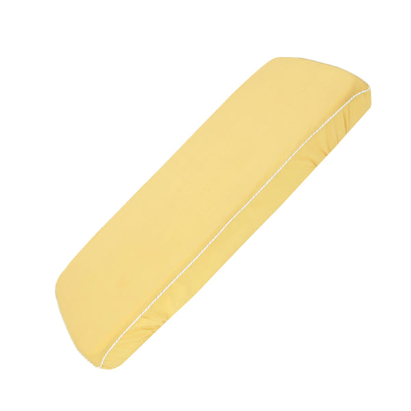 YOLK YELLOW FITTED CRIB SHEET