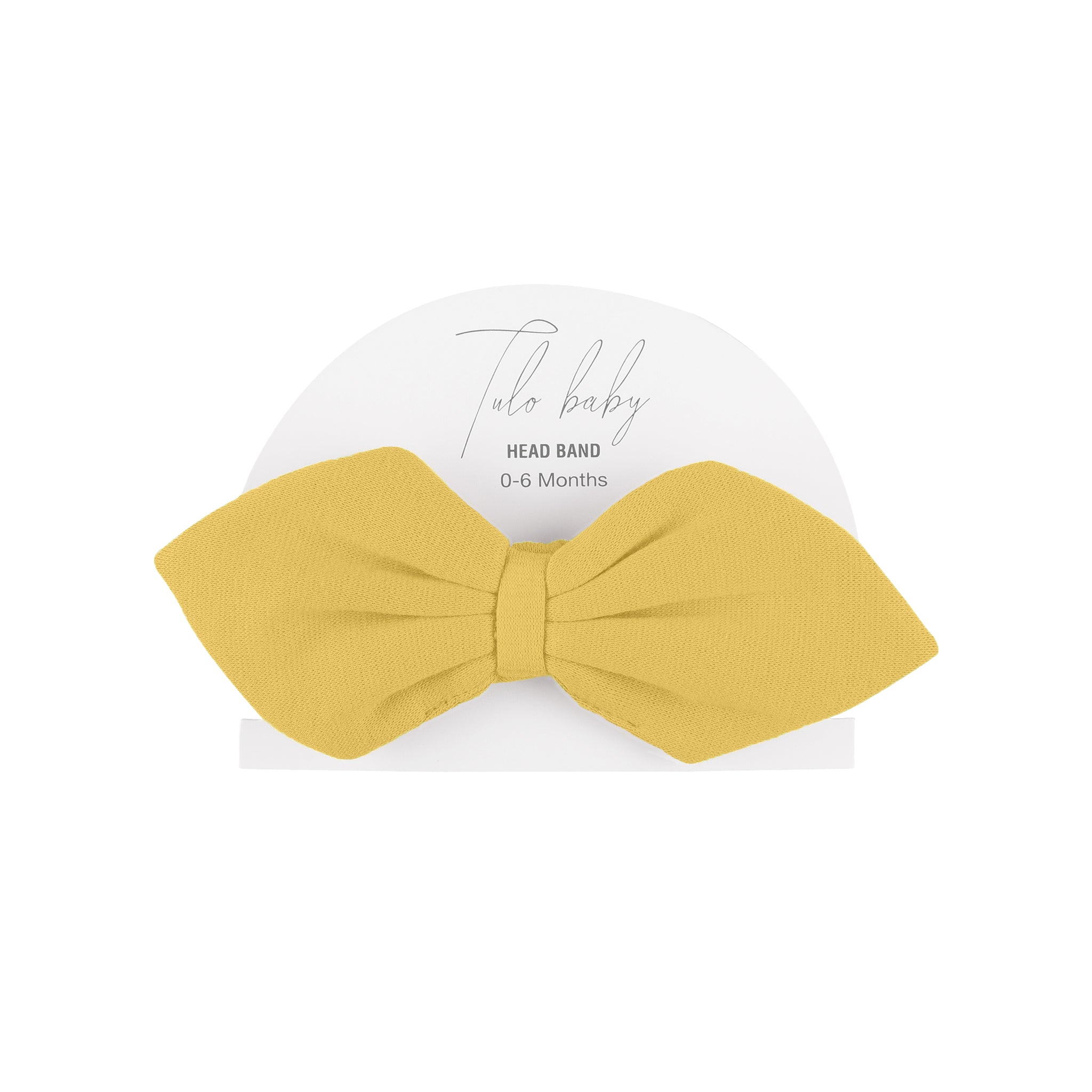 YOLK YELLOW BOW HEADBAND