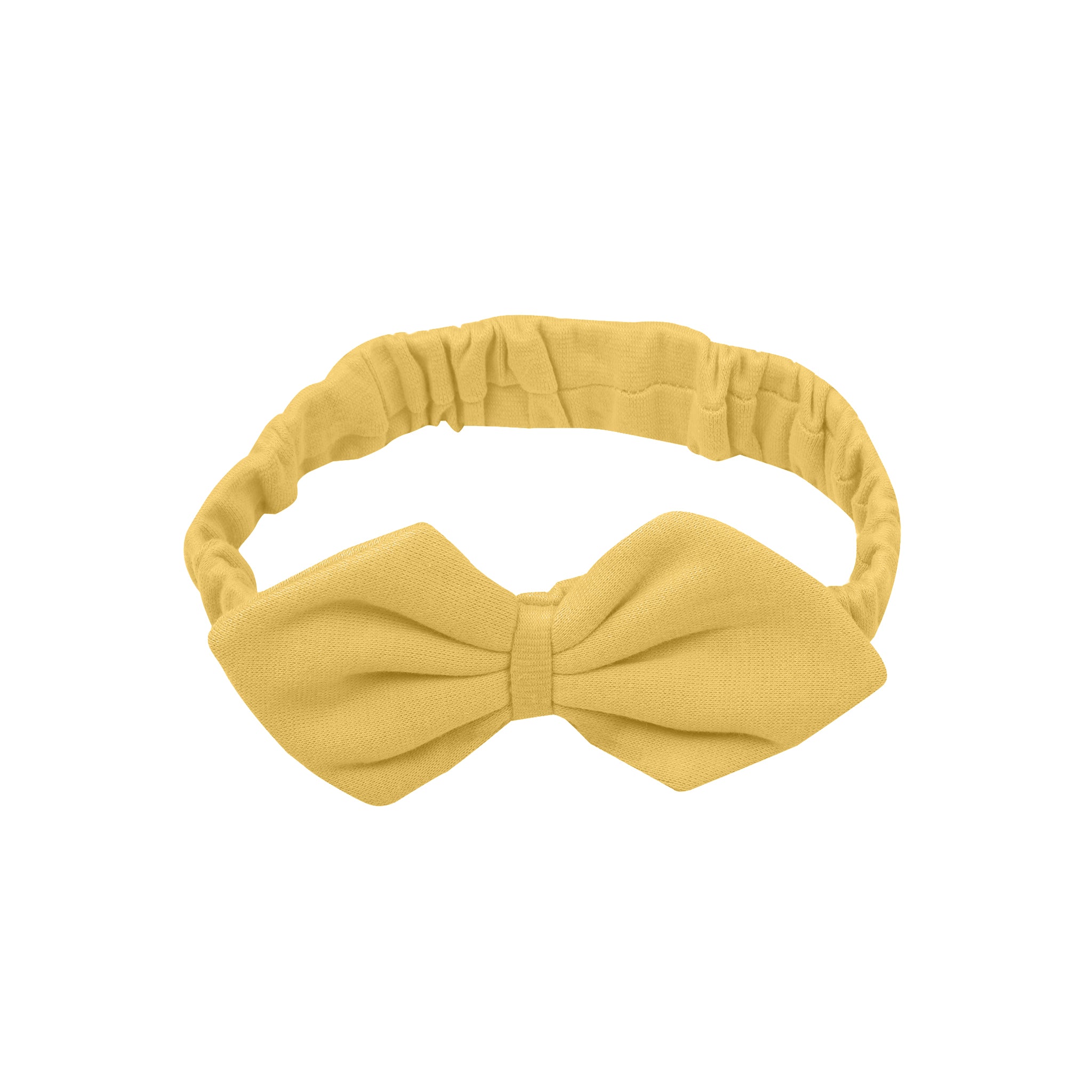 YOLK YELLOW BOW HEADBAND
